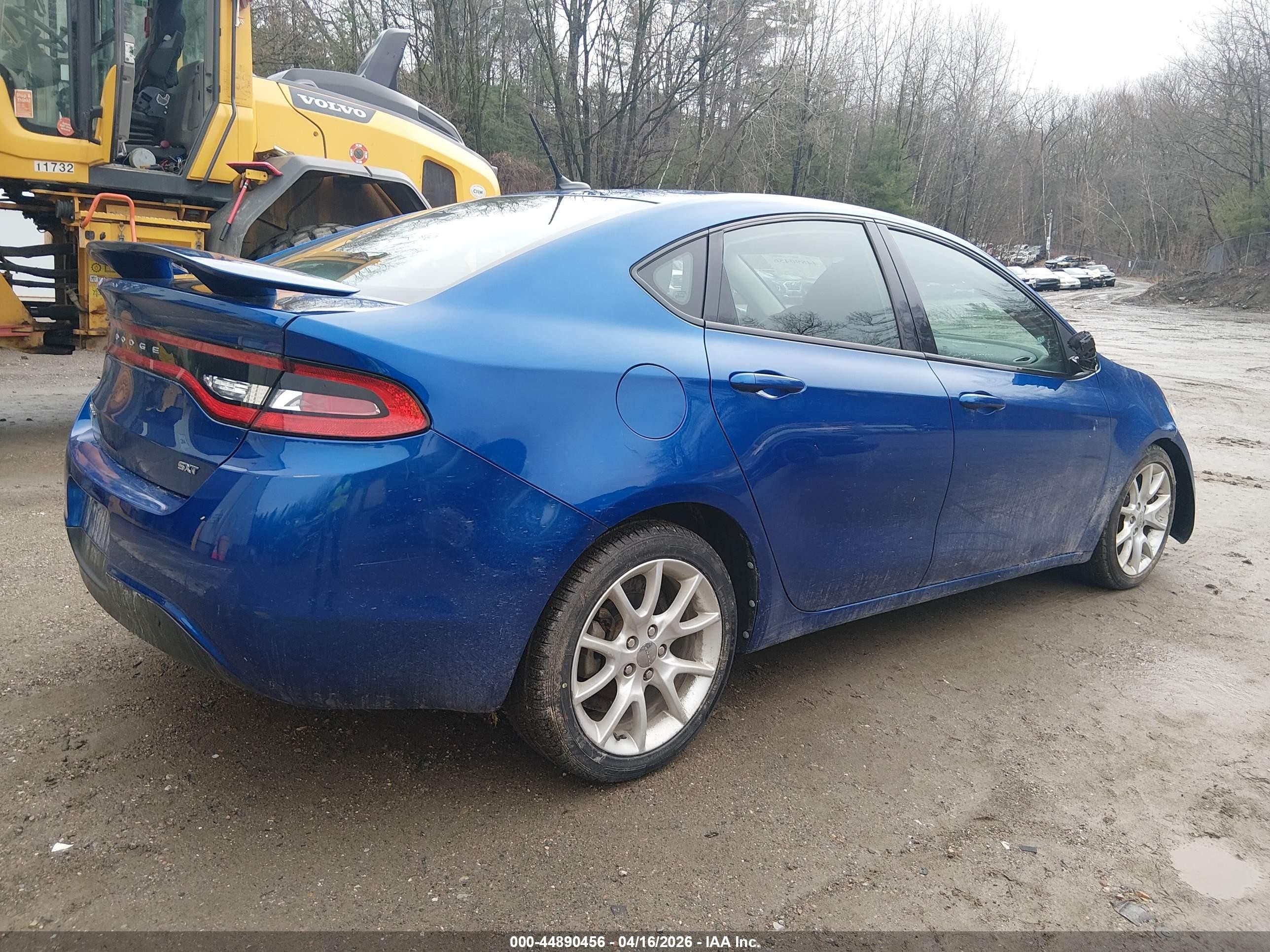 2013 Dodge Dart Sxt Blue vin: 1C3CDFBA3DD185335