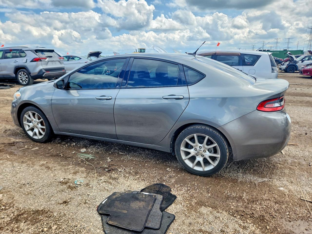 2013 Dodge Dart Sxt Серый vin: 1C3CDFBA3DD211352