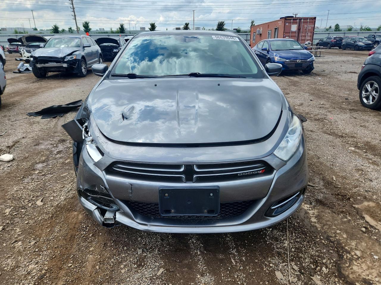 2013 Dodge Dart Sxt Серый vin: 1C3CDFBA3DD211352