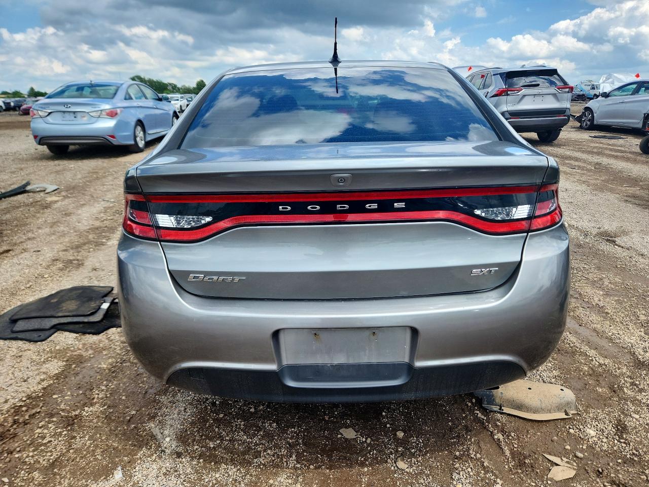 2013 Dodge Dart Sxt Серый vin: 1C3CDFBA3DD211352