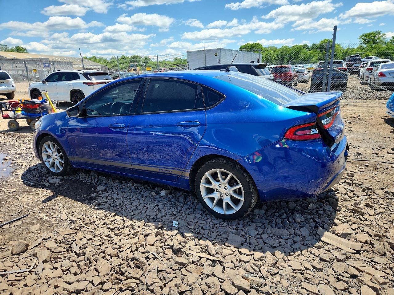 2013 Dodge Dart Sxt Blue vin: 1C3CDFBA3DD233612
