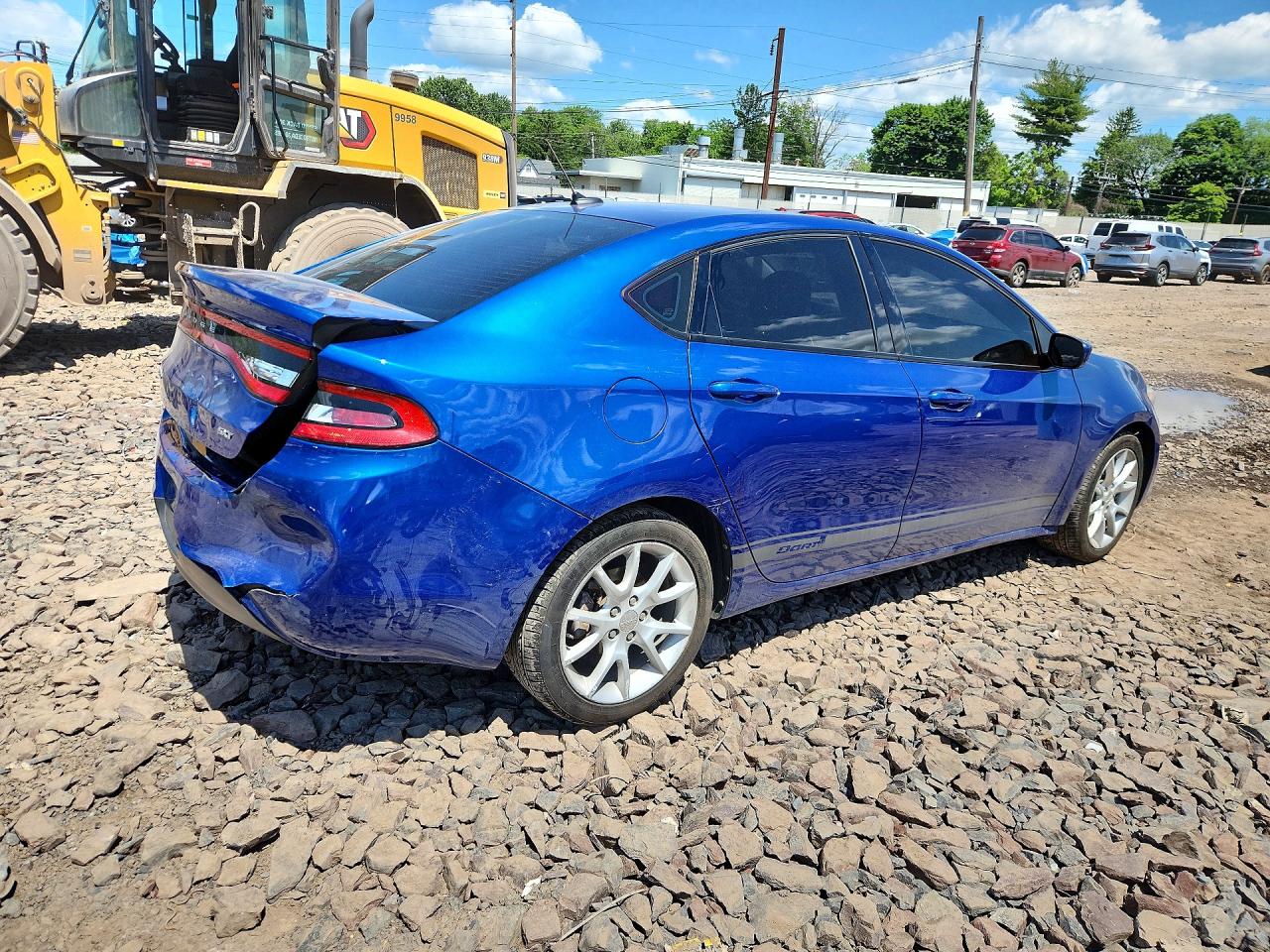 2013 Dodge Dart Sxt Blue vin: 1C3CDFBA3DD233612