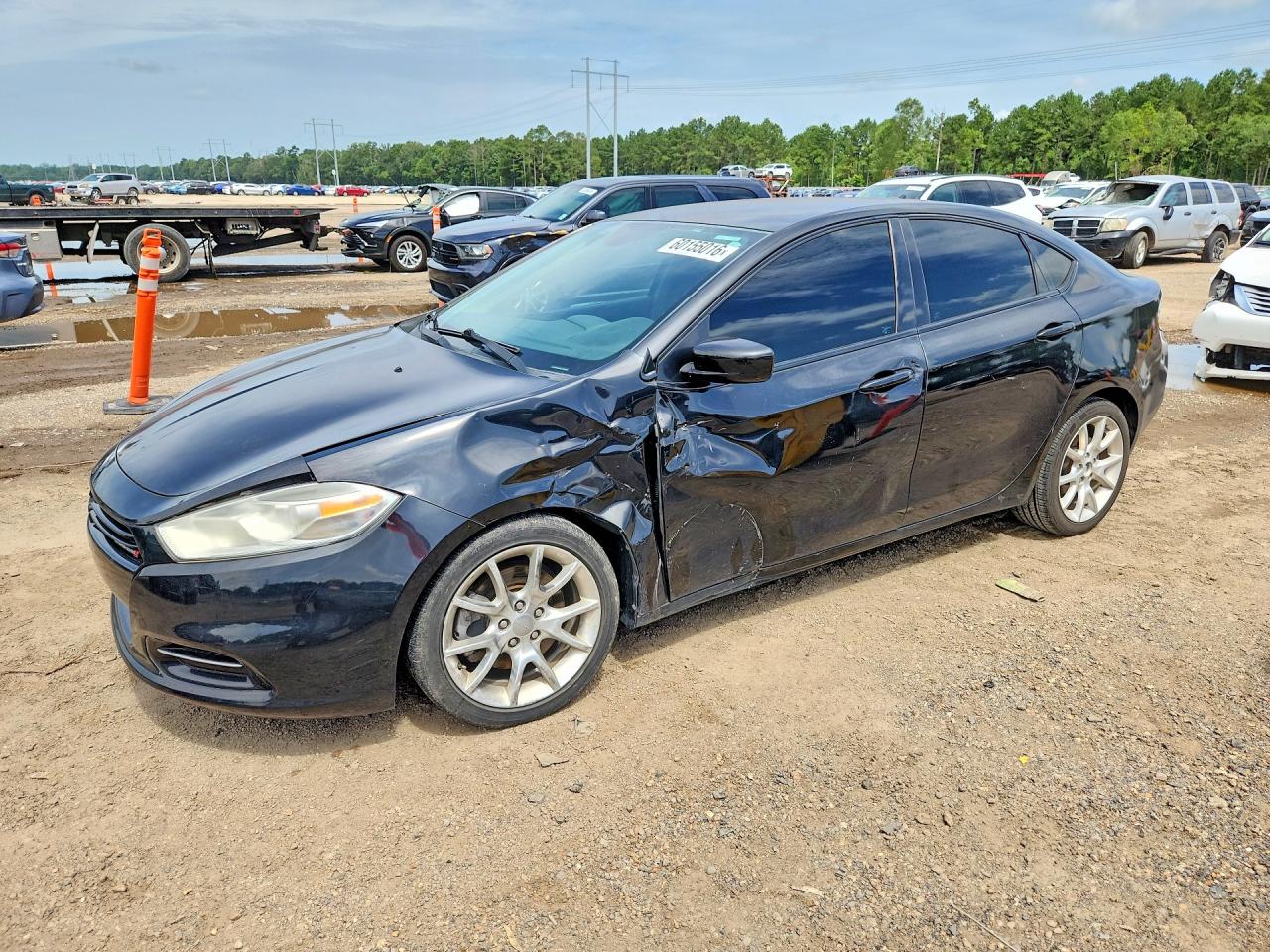 2013 Dodge Dart Sxt Black vin: 1C3CDFBA3DD266433