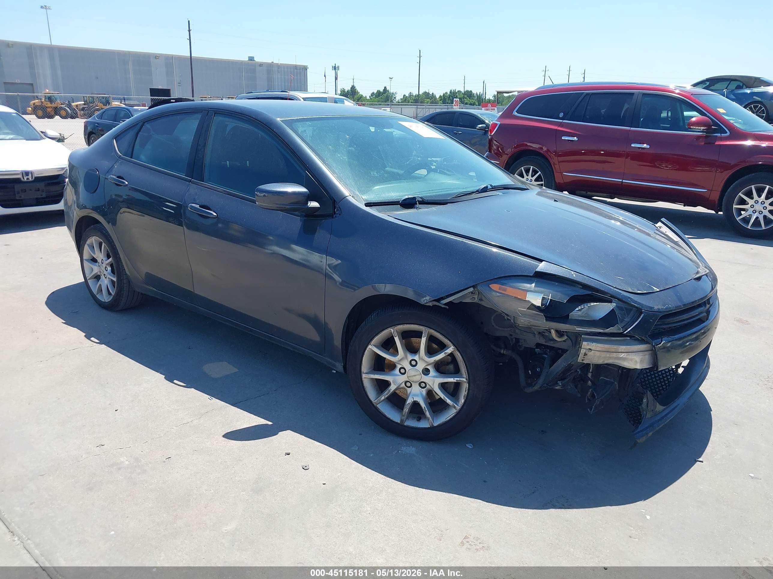 2013 Dodge Dart Sxt Черный vin: 1C3CDFBA3DD312116