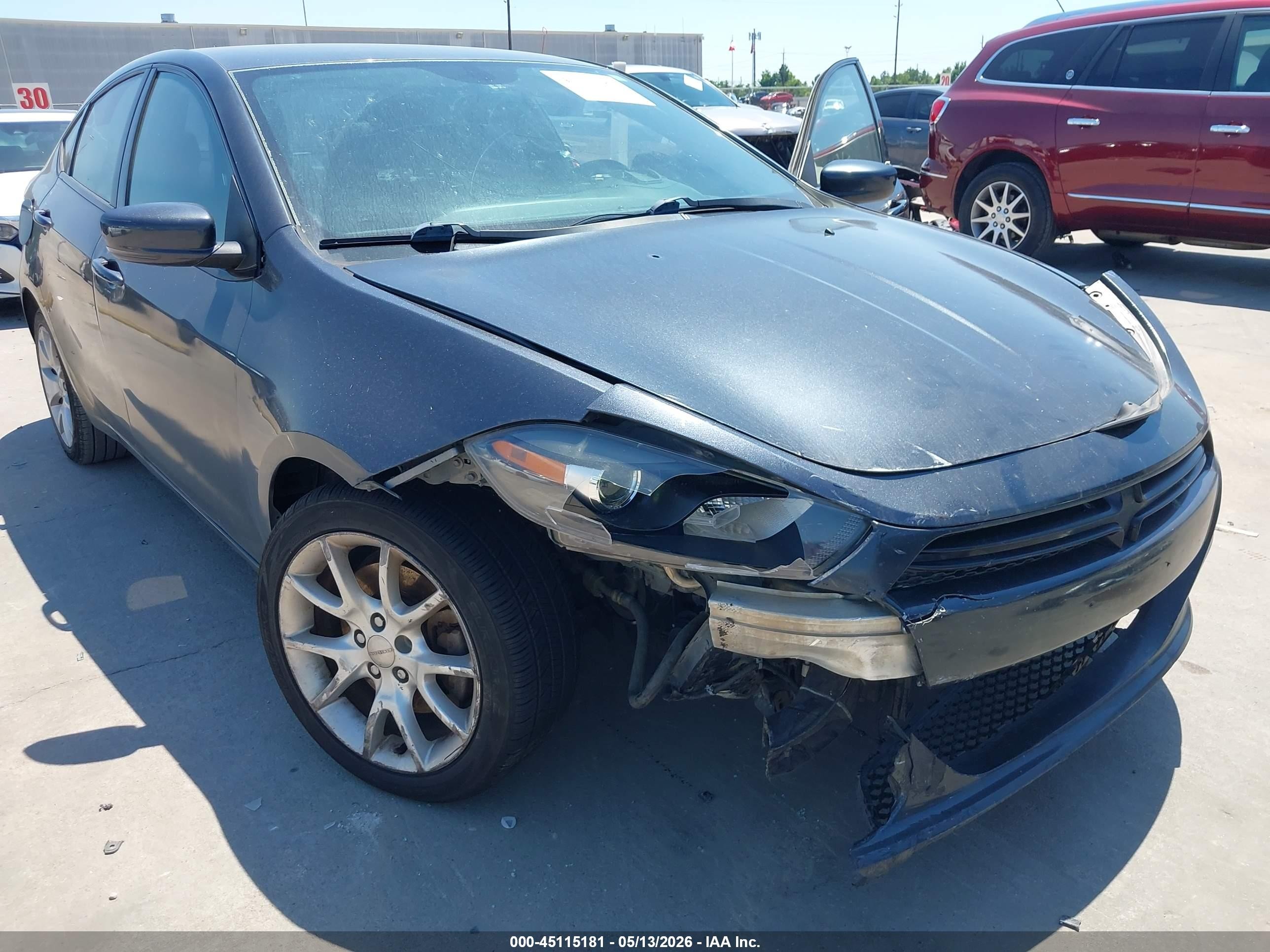 2013 Dodge Dart Sxt Черный vin: 1C3CDFBA3DD312116