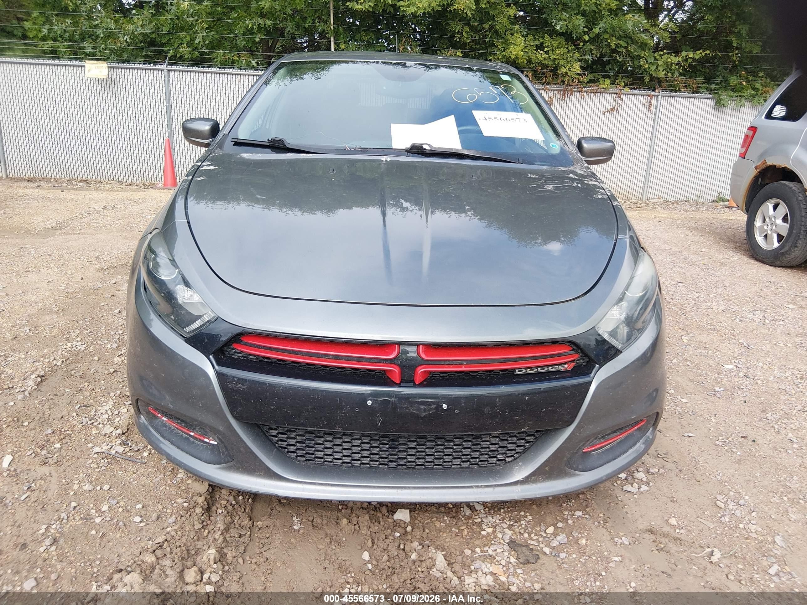 2013 Dodge Dart Sxt Gray vin: 1C3CDFBA3DD314612