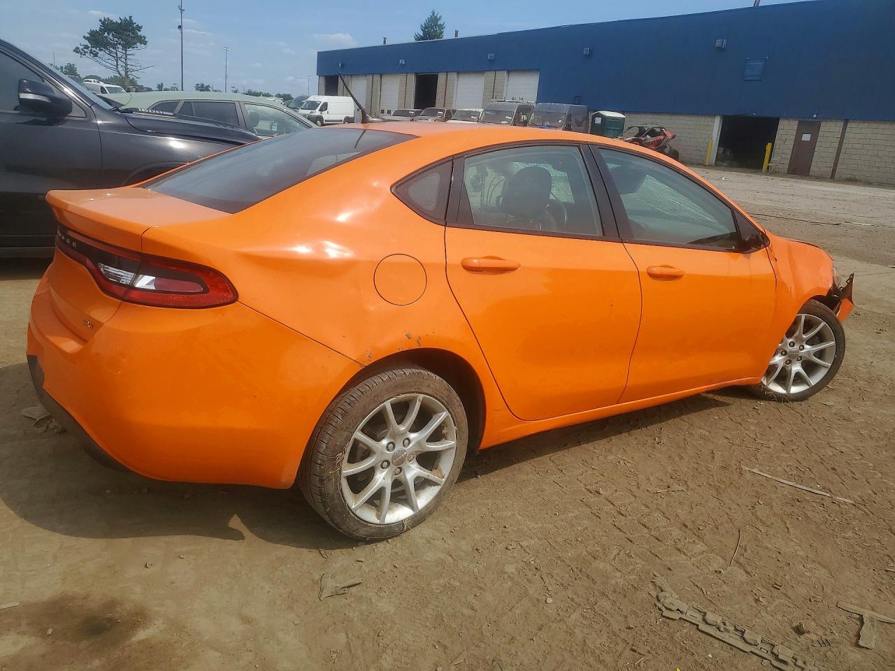 2013 Dodge Dart Sxt Orange vin: 1C3CDFBA3DD335377