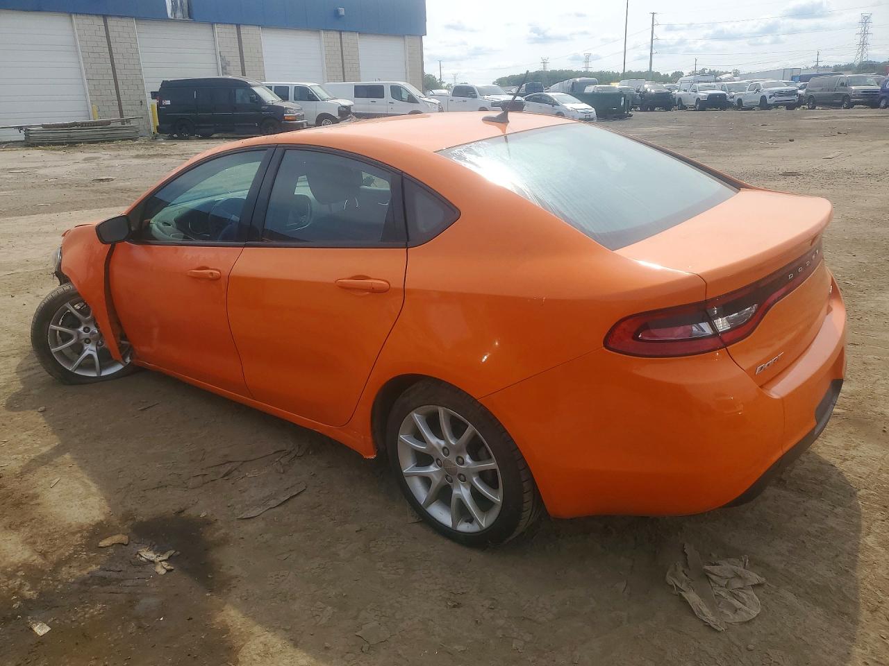 2013 Dodge Dart Sxt Orange vin: 1C3CDFBA3DD335377
