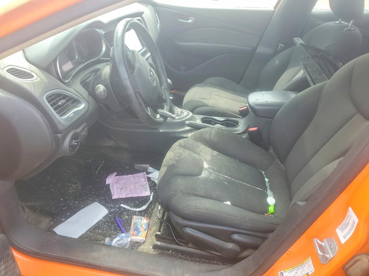 2013 Dodge Dart Sxt Orange vin: 1C3CDFBA3DD335377