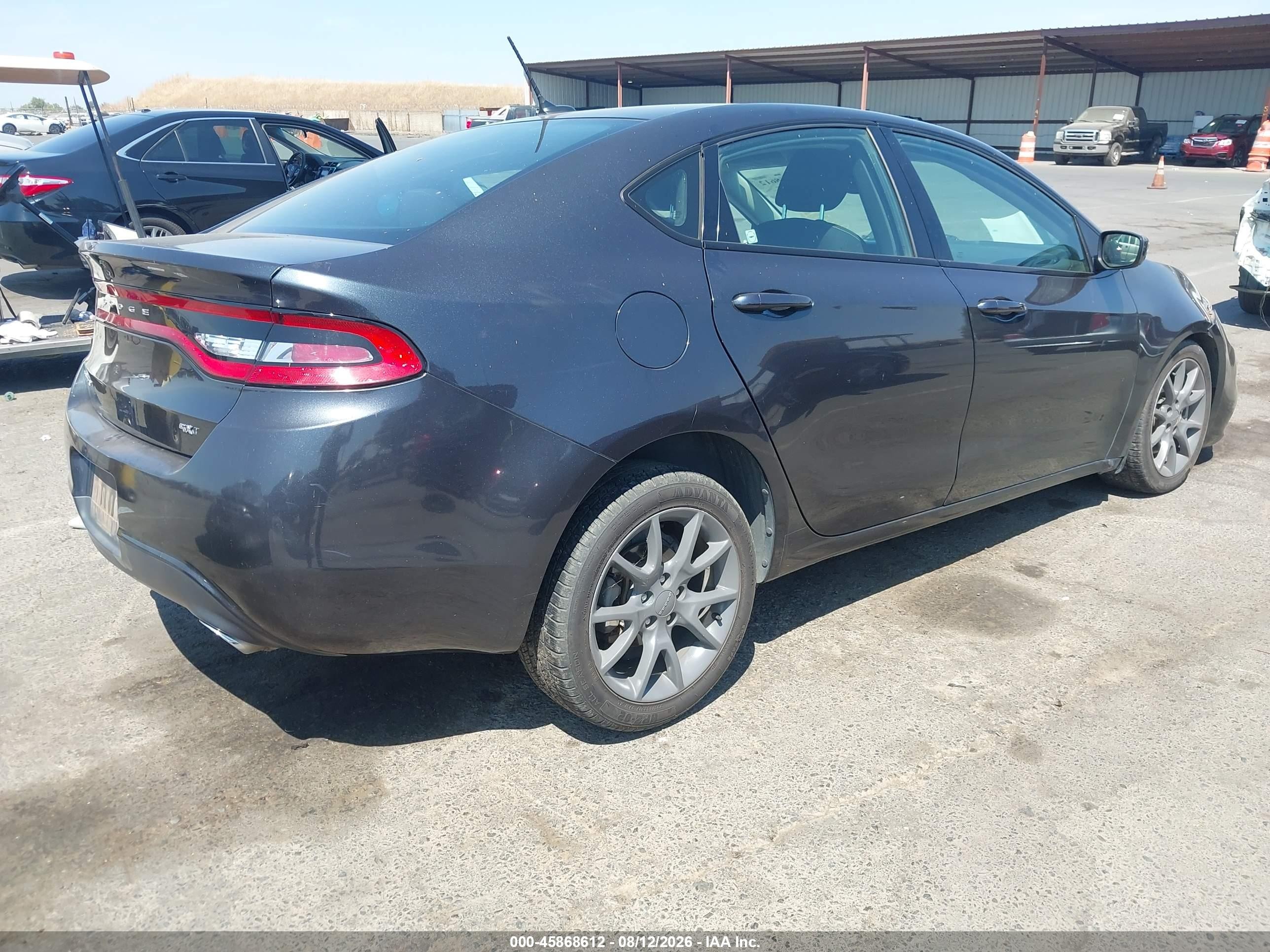 2013 Dodge Dart Sxt Dark Blue vin: 1C3CDFBA3DD345455