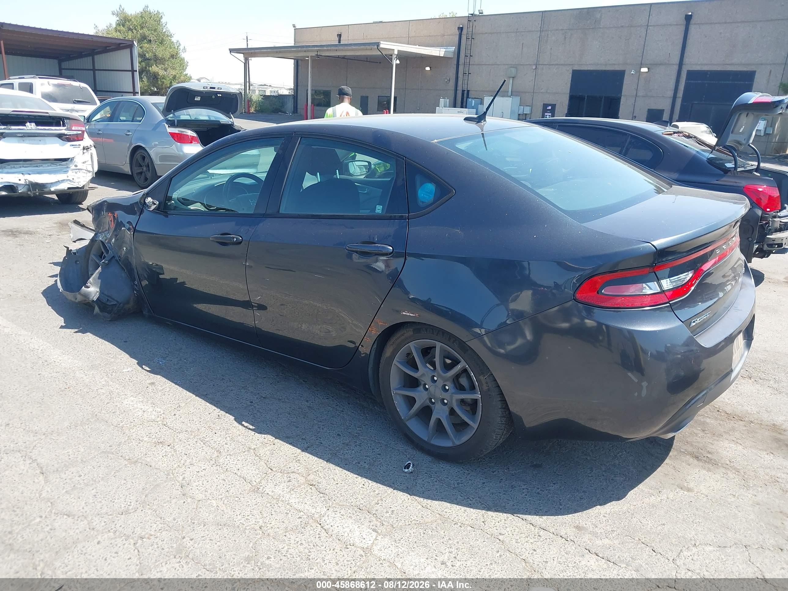 2013 Dodge Dart Sxt Dark Blue vin: 1C3CDFBA3DD345455