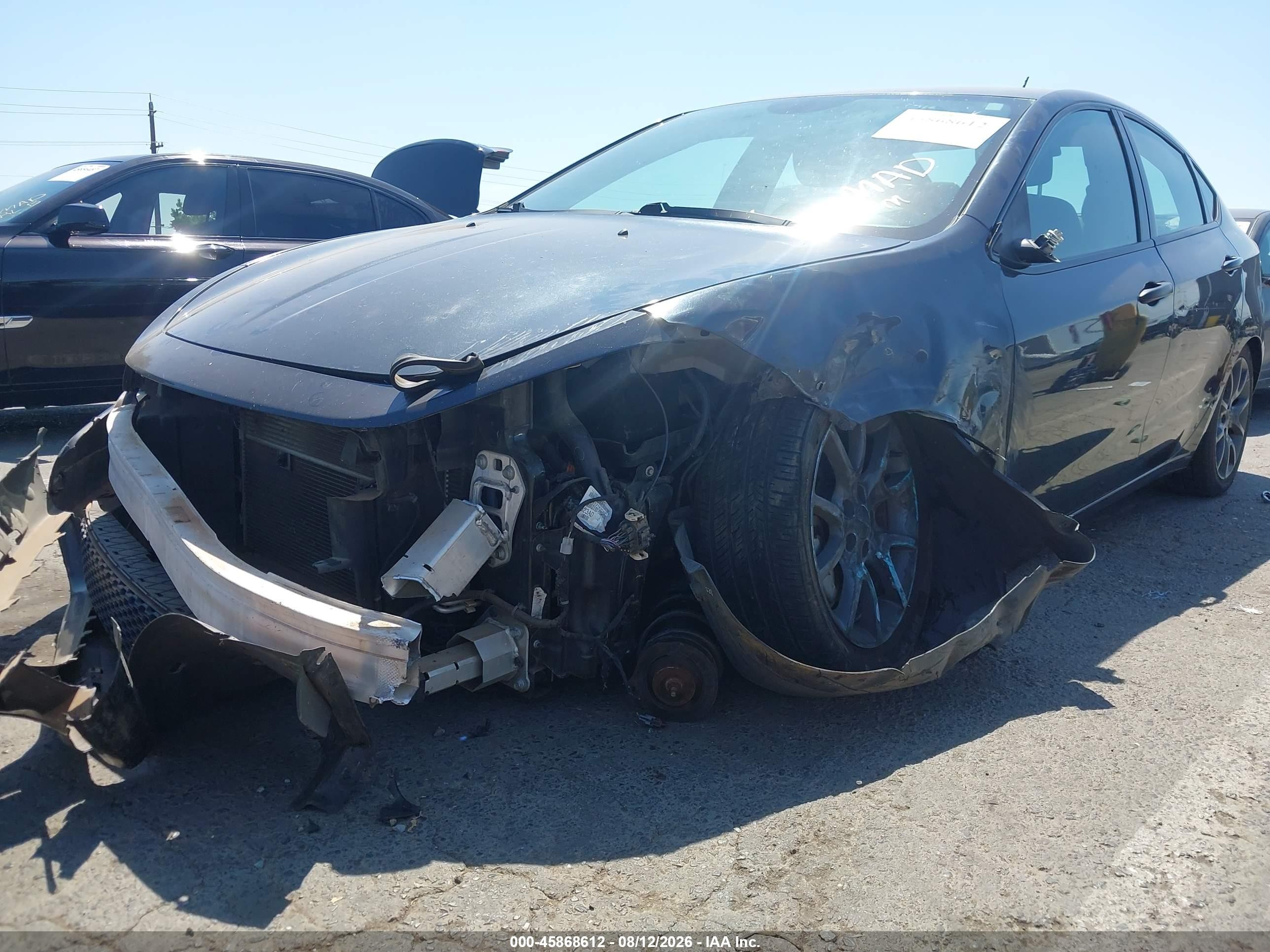 2013 Dodge Dart Sxt Dark Blue vin: 1C3CDFBA3DD345455