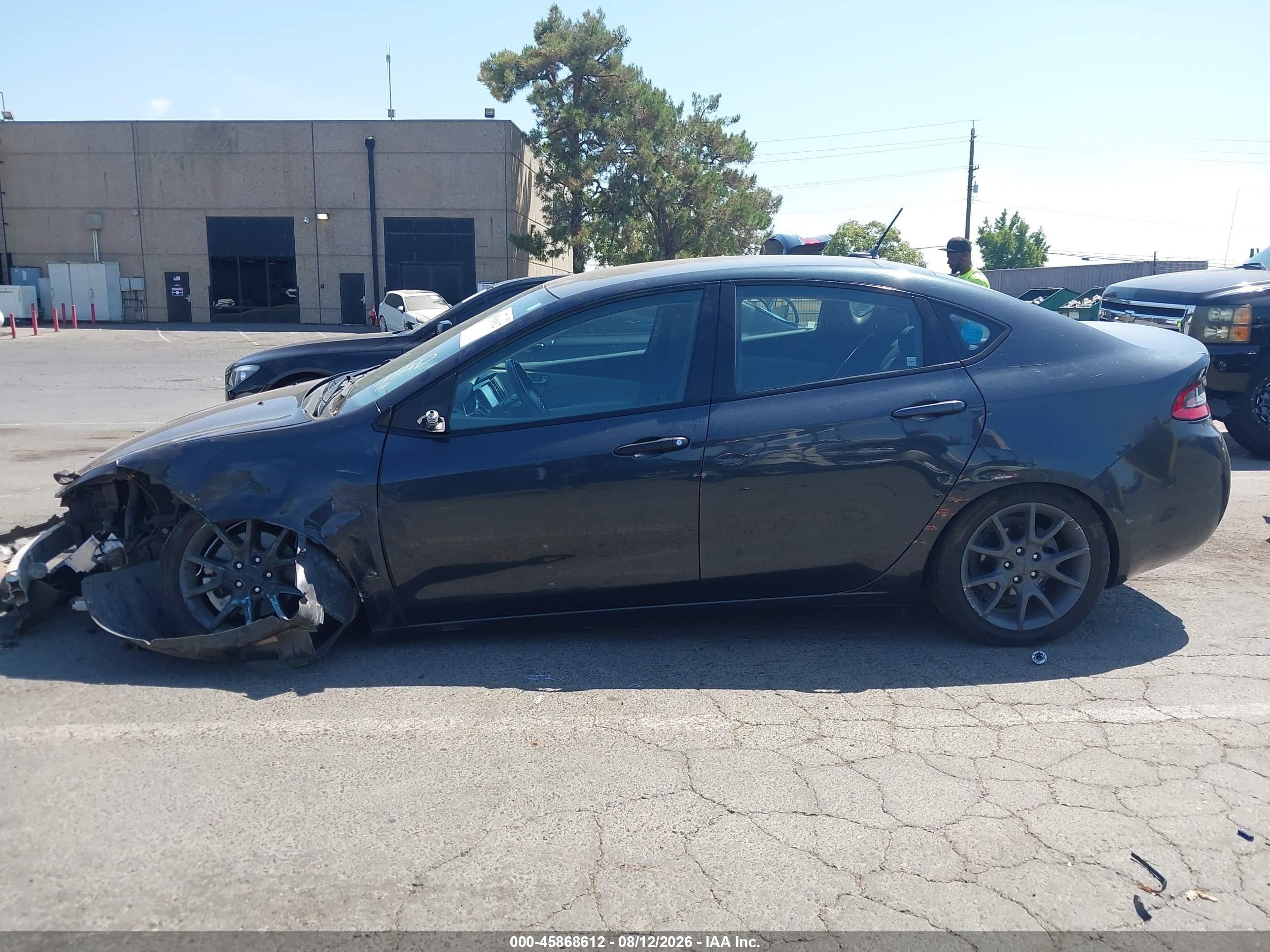 2013 Dodge Dart Sxt Dark Blue vin: 1C3CDFBA3DD345455