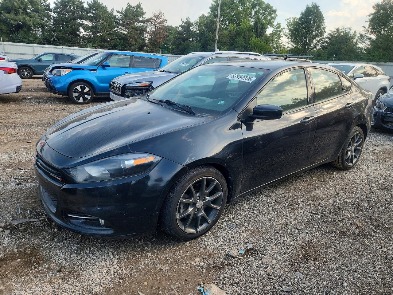 2013 Dodge Dart Sxt Black vin: 1C3CDFBA4DD123426