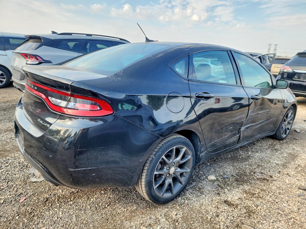 2013 Dodge Dart Sxt Black vin: 1C3CDFBA4DD123426