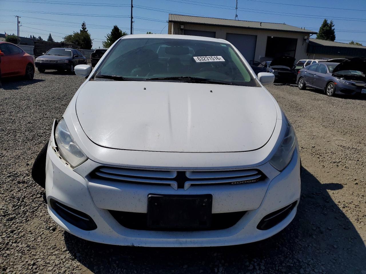 2013 Dodge Dart Sxt White vin: 1C3CDFBA4DD188227