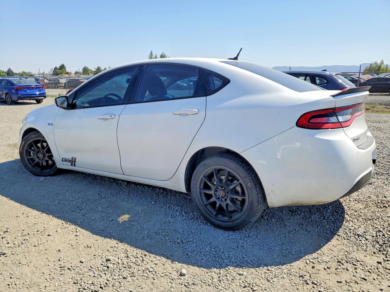 2013 Dodge Dart Sxt White vin: 1C3CDFBA4DD188227