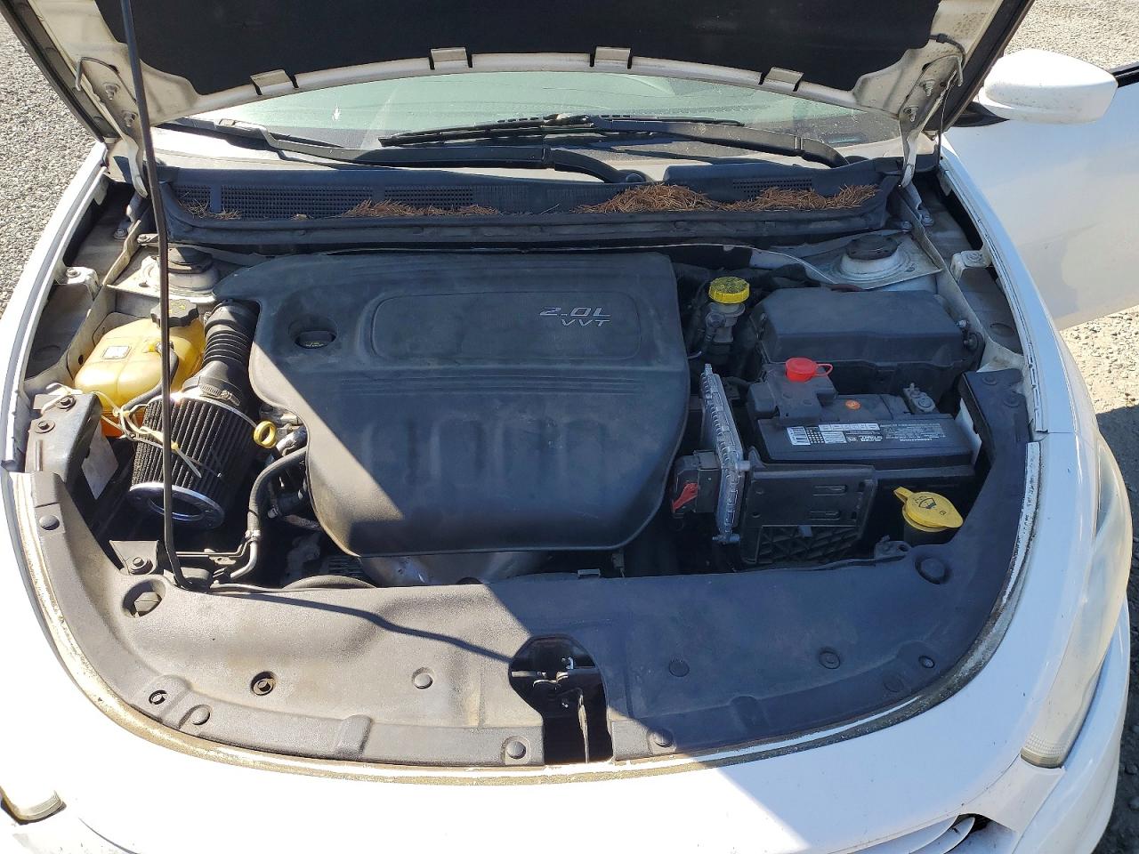 2013 Dodge Dart Sxt White vin: 1C3CDFBA4DD188227