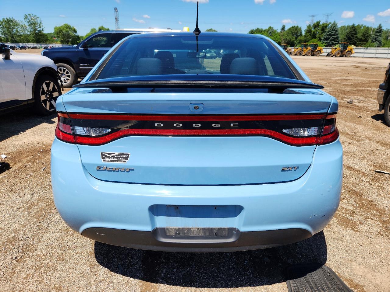 2013 Dodge Dart Sxt Синий vin: 1C3CDFBA4DD211344