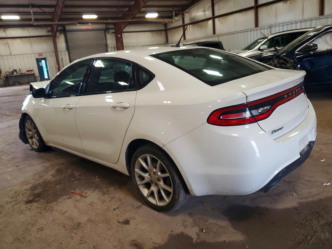 2013 Dodge Dart Sxt White vin: 1C3CDFBA4DD287856