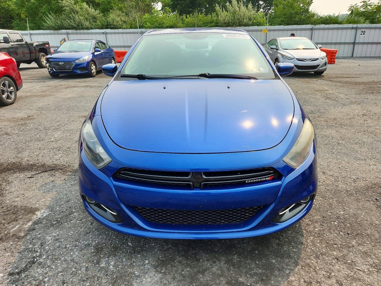 2013 Dodge Dart Sxt Blue vin: 1C3CDFBA4DD292863