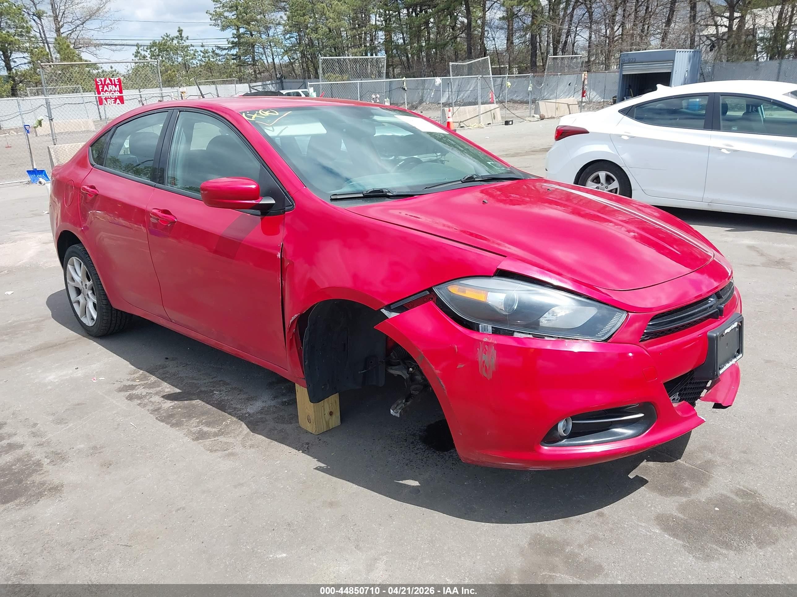 2013 Dodge Dart Sxt Red vin: 1C3CDFBA4DD294628