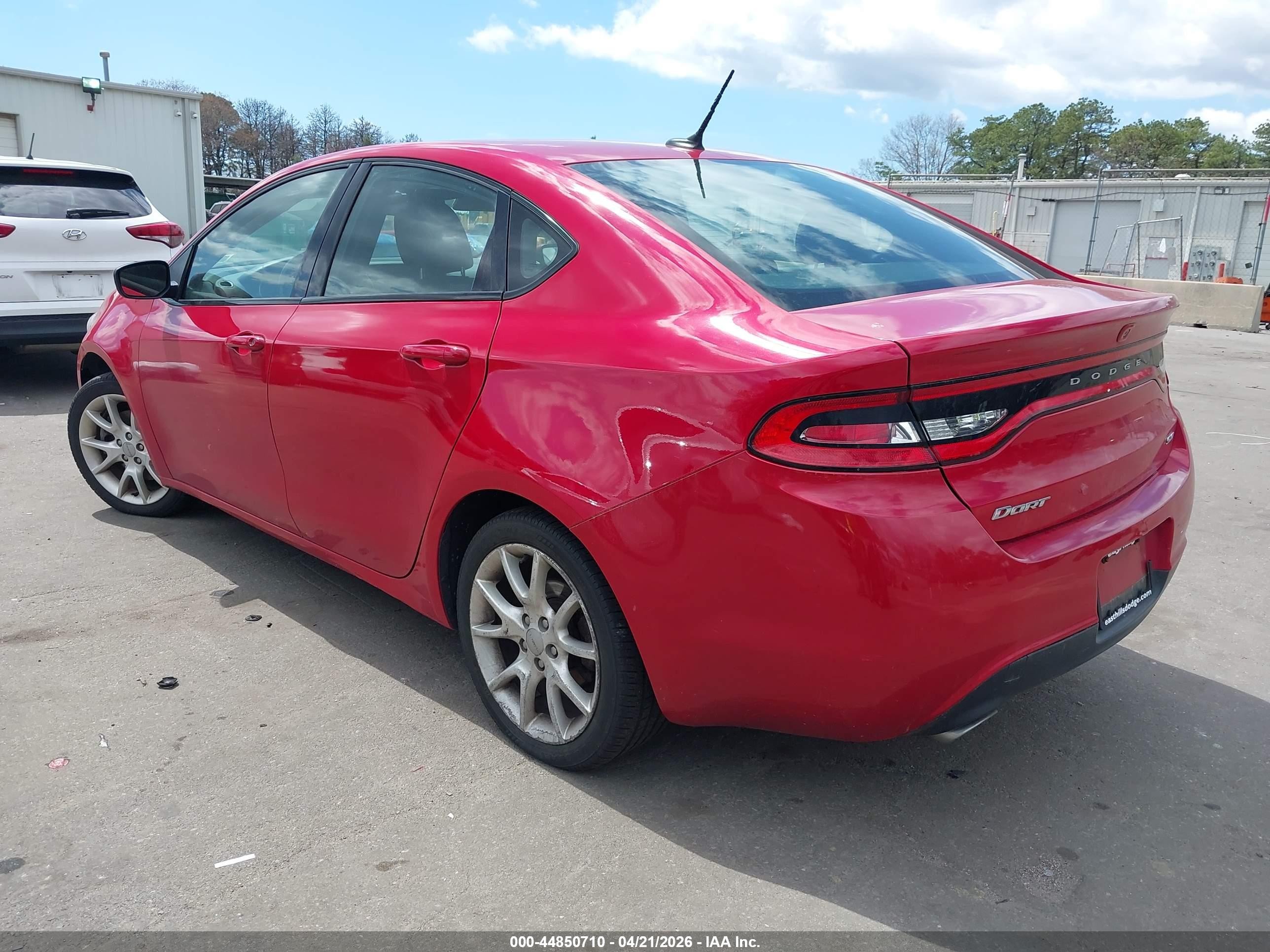 2013 Dodge Dart Sxt Red vin: 1C3CDFBA4DD294628