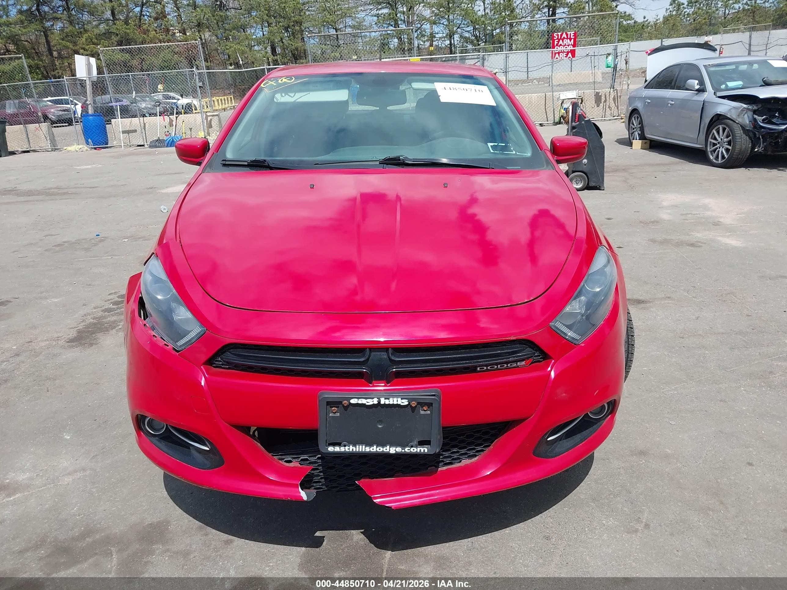 2013 Dodge Dart Sxt Red vin: 1C3CDFBA4DD294628