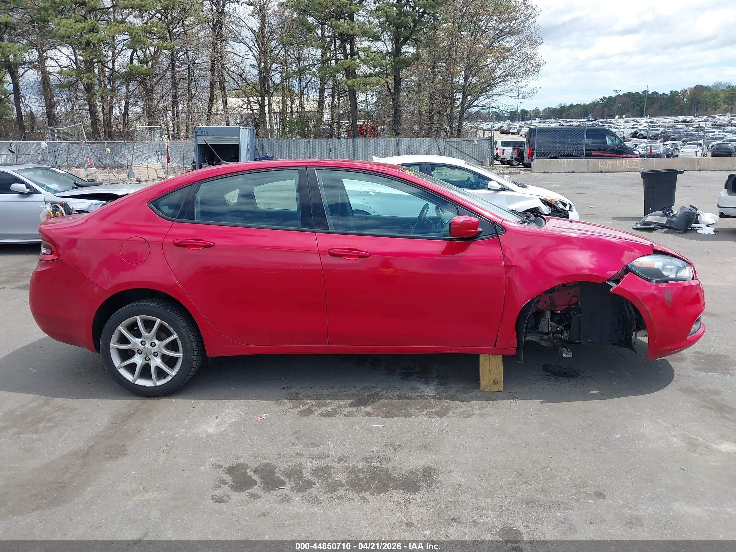 2013 Dodge Dart Sxt Red vin: 1C3CDFBA4DD294628