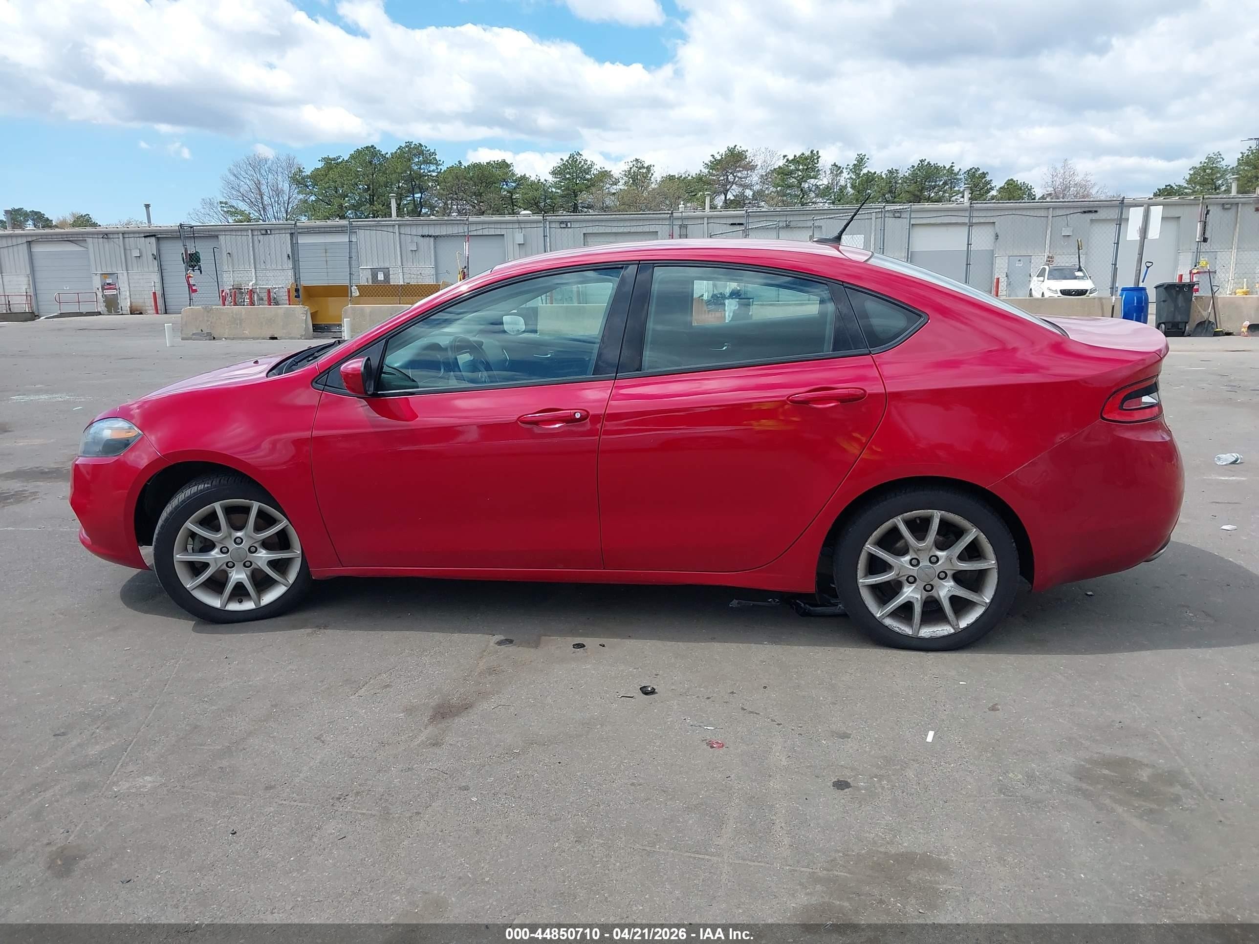 2013 Dodge Dart Sxt Red vin: 1C3CDFBA4DD294628