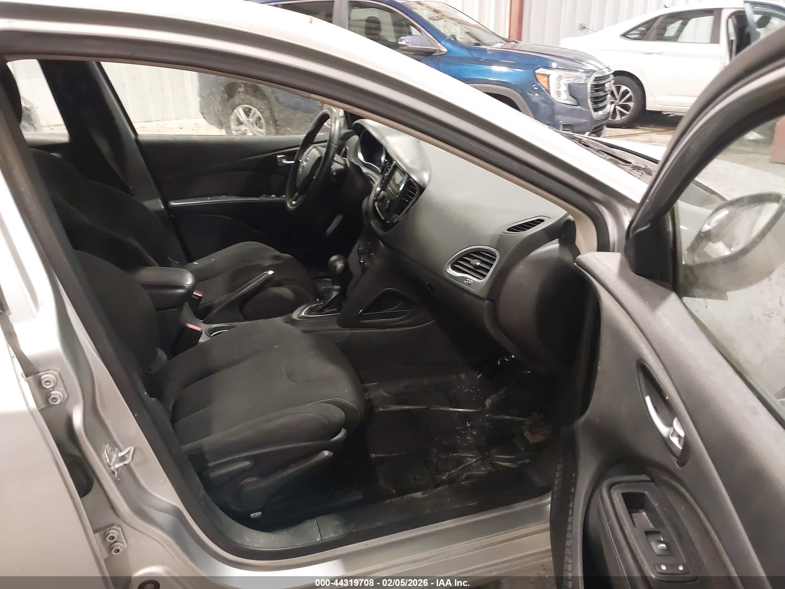 2013 Dodge Dart Sxt Silver vin: 1C3CDFBA4DD301805