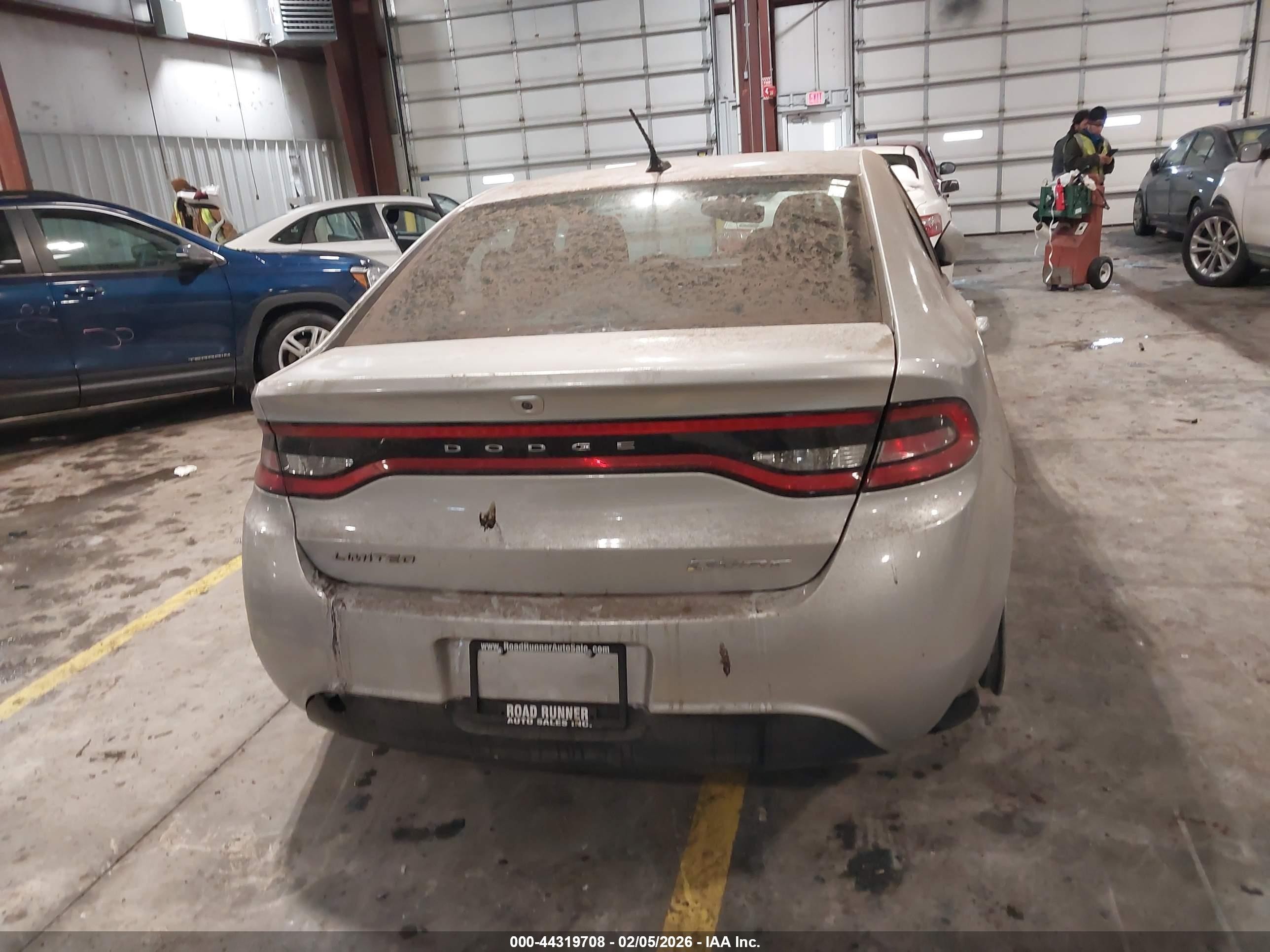 2013 Dodge Dart Sxt Silver vin: 1C3CDFBA4DD301805