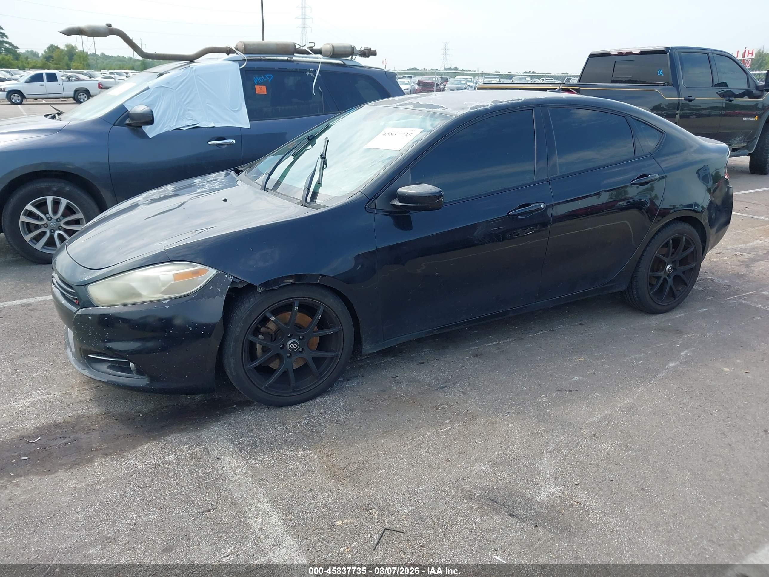 2013 Dodge Dart Sxt Black vin: 1C3CDFBA4DD312058