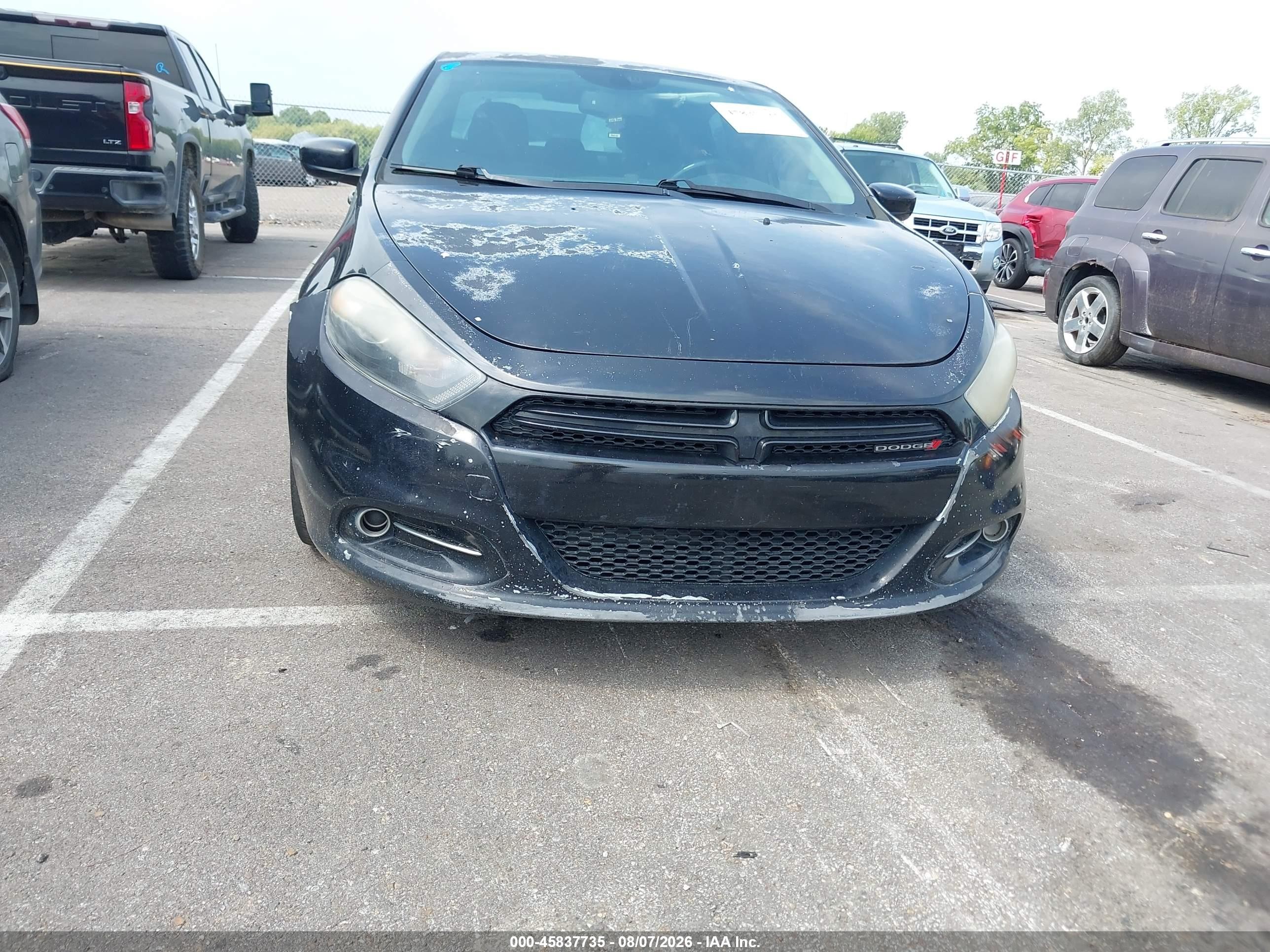 2013 Dodge Dart Sxt Black vin: 1C3CDFBA4DD312058
