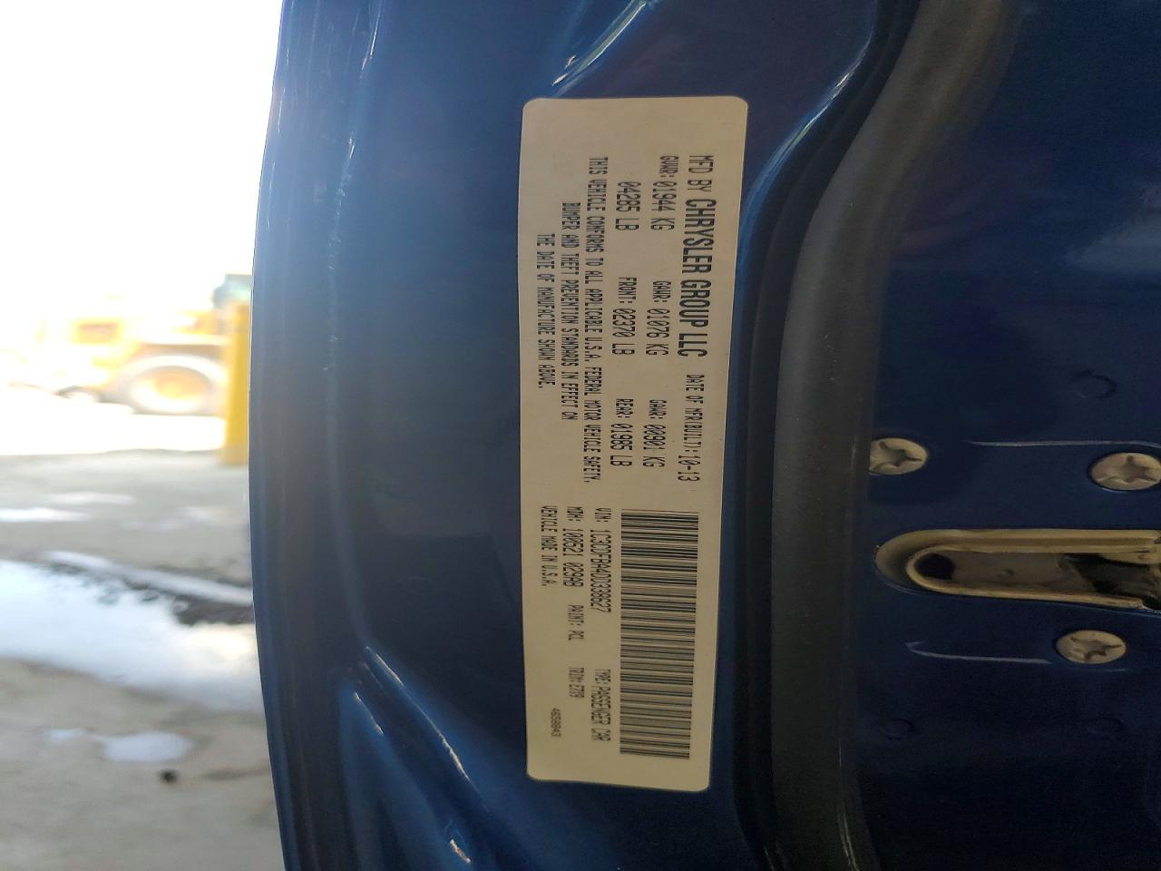 2013 Dodge Dart Sxt Blue vin: 1C3CDFBA4DD338627