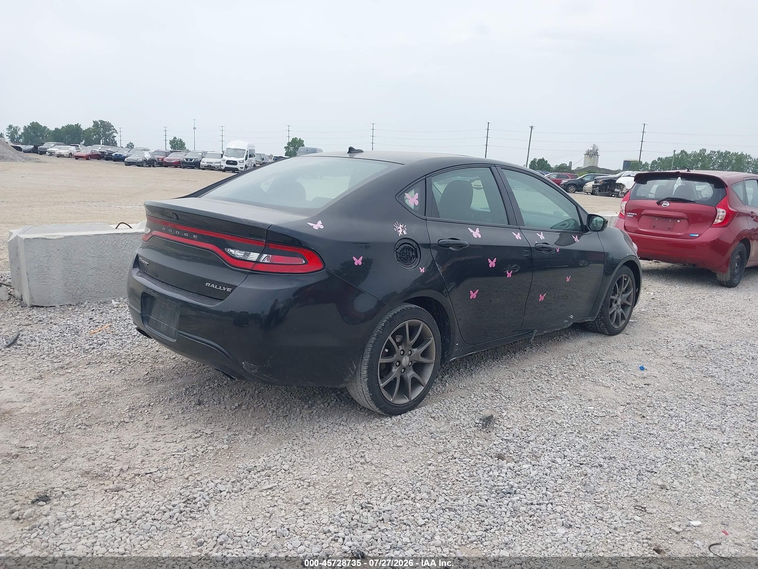 2013 Dodge Dart Sxt Black vin: 1C3CDFBA4DD339020