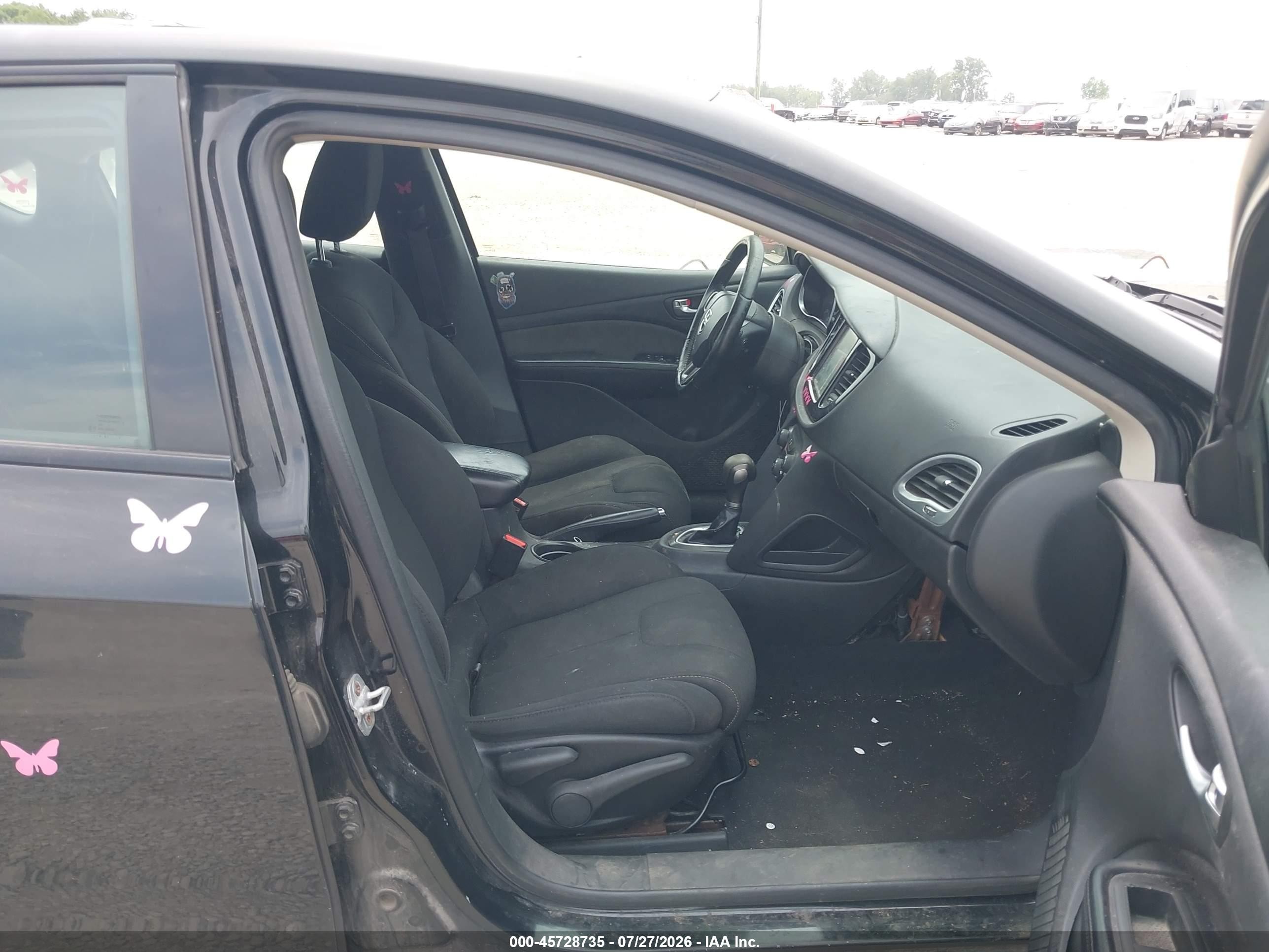 2013 Dodge Dart Sxt Black vin: 1C3CDFBA4DD339020