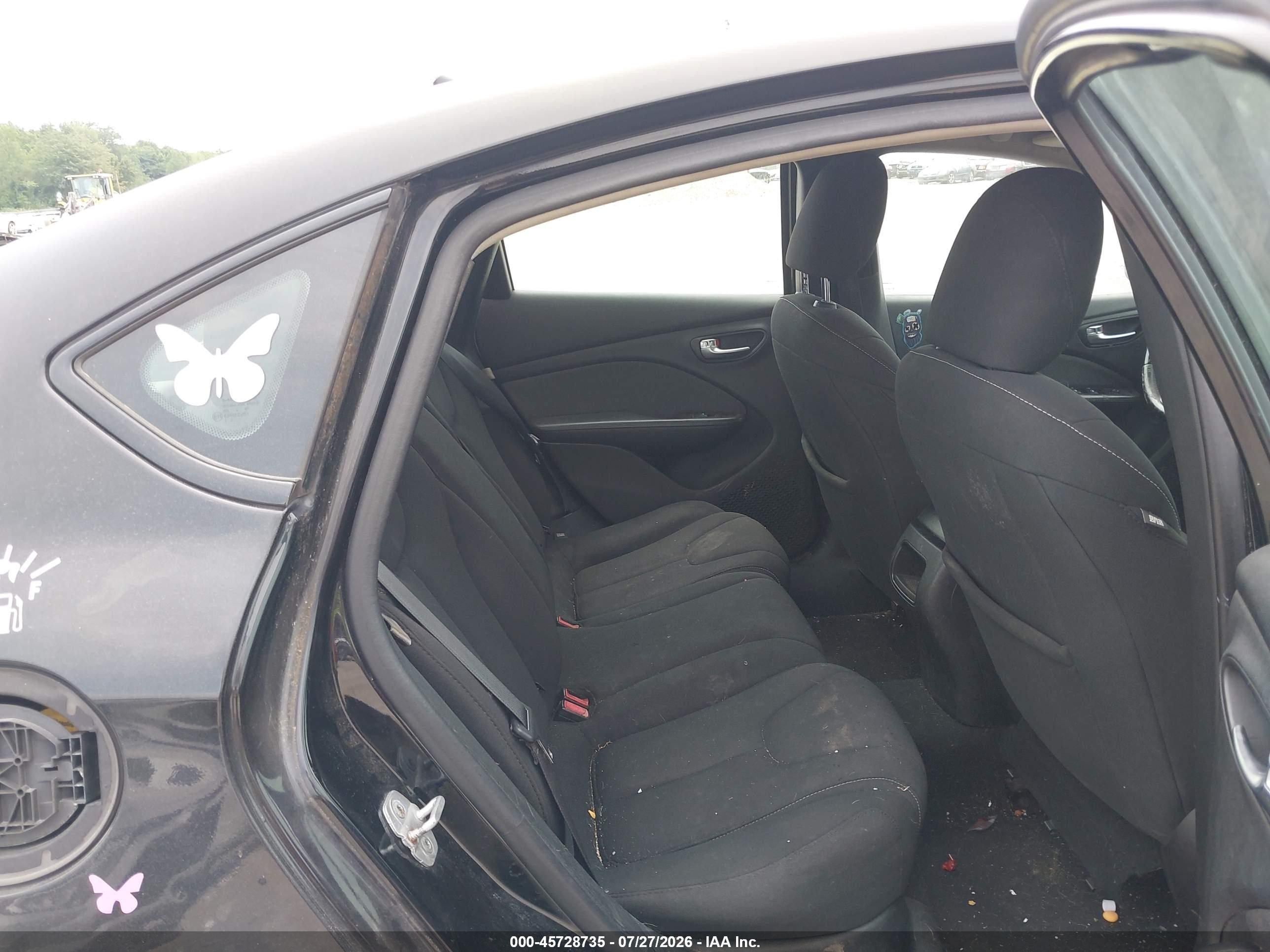 2013 Dodge Dart Sxt Black vin: 1C3CDFBA4DD339020