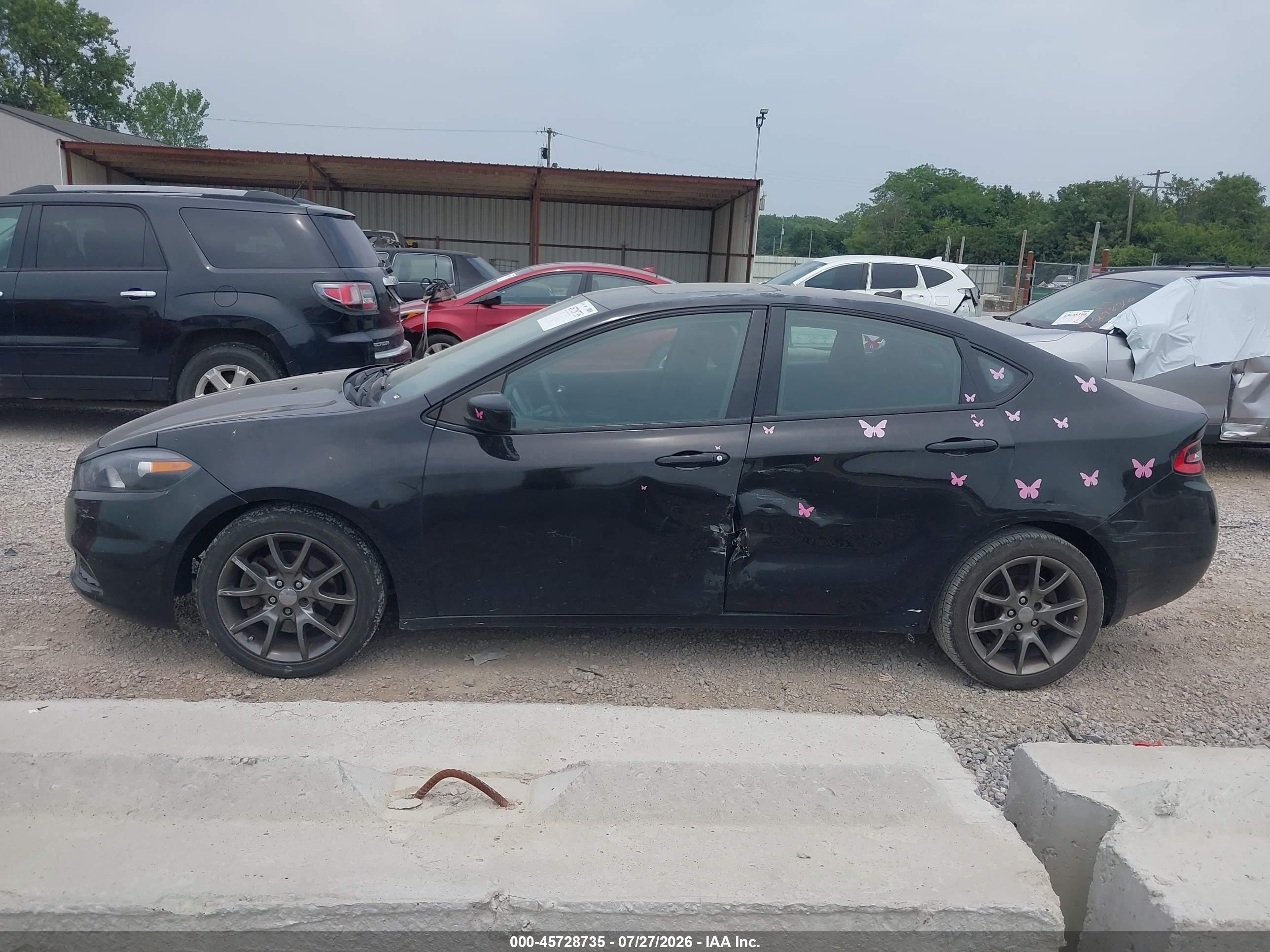 2013 Dodge Dart Sxt Black vin: 1C3CDFBA4DD339020