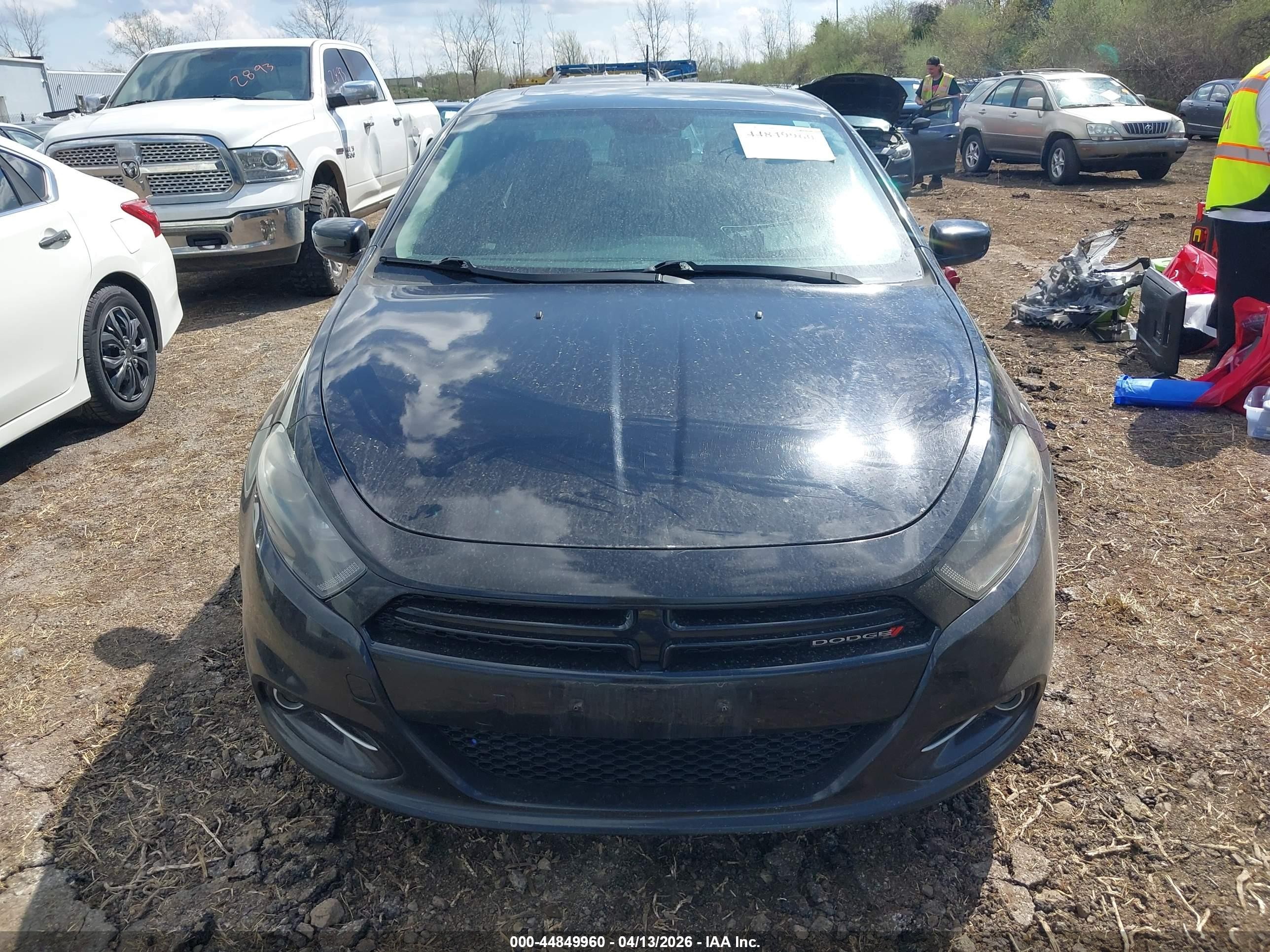 2013 Dodge Dart Sxt Black vin: 1C3CDFBA4DD343360