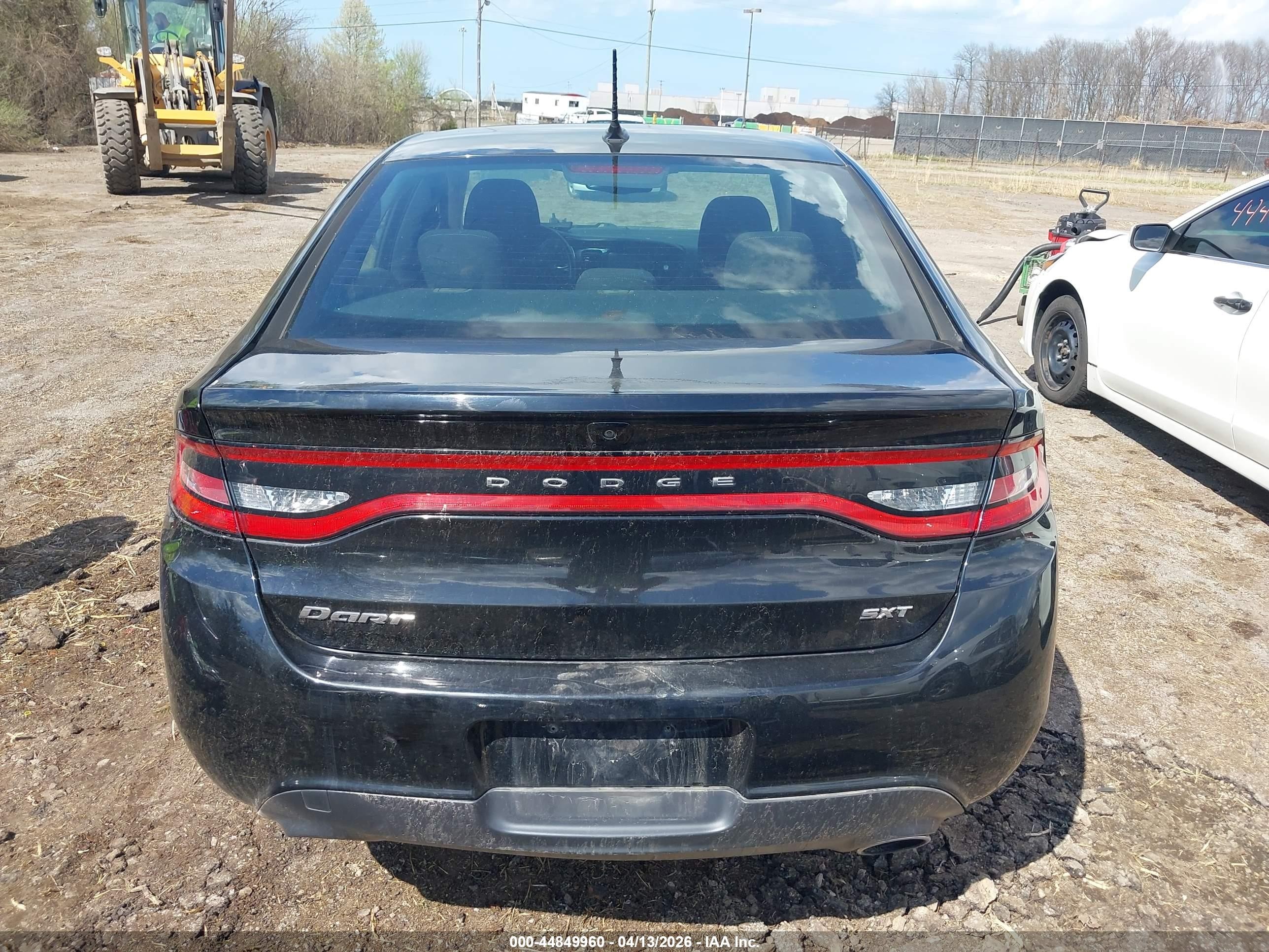 2013 Dodge Dart Sxt Black vin: 1C3CDFBA4DD343360