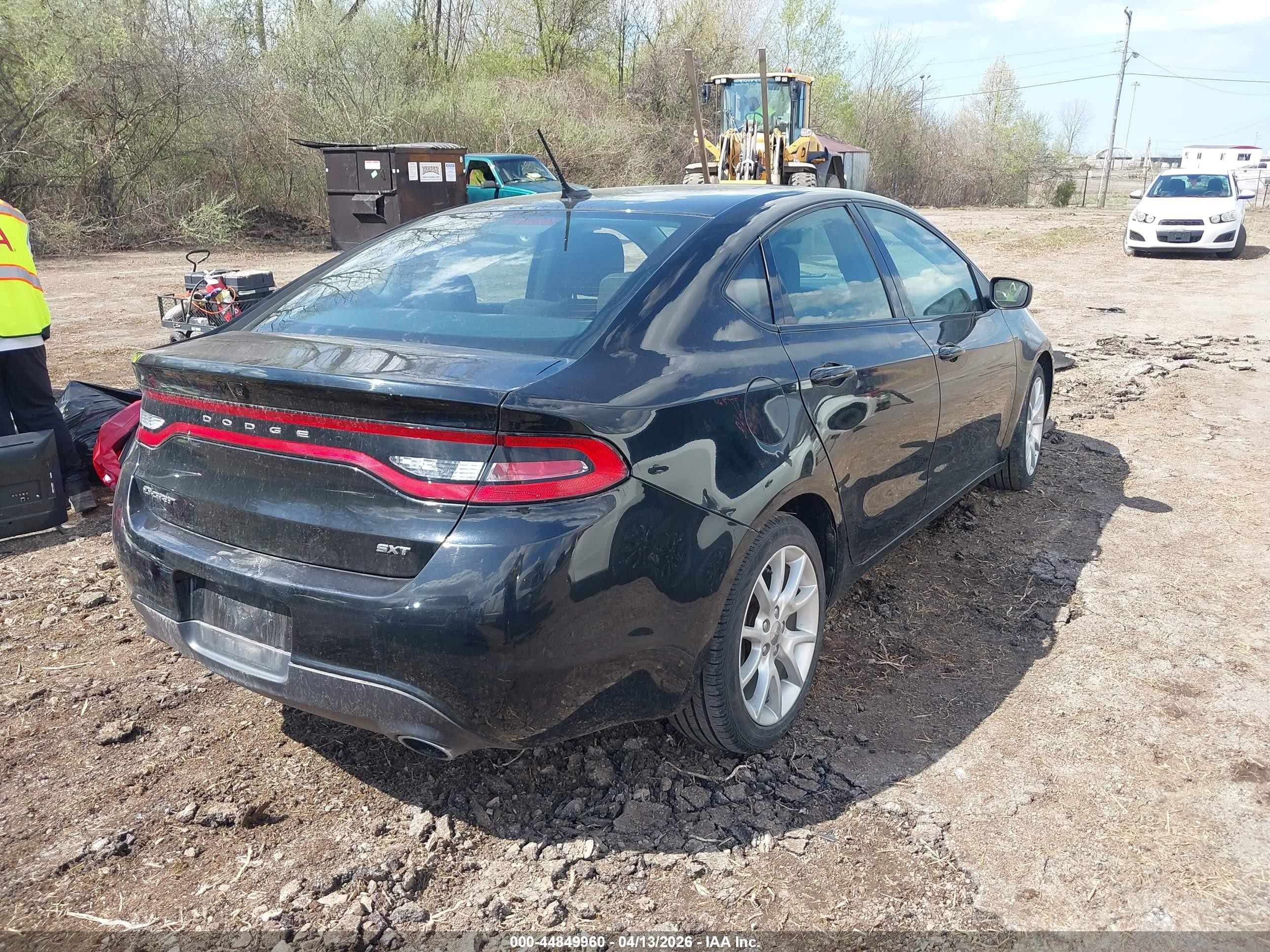 2013 Dodge Dart Sxt Black vin: 1C3CDFBA4DD343360