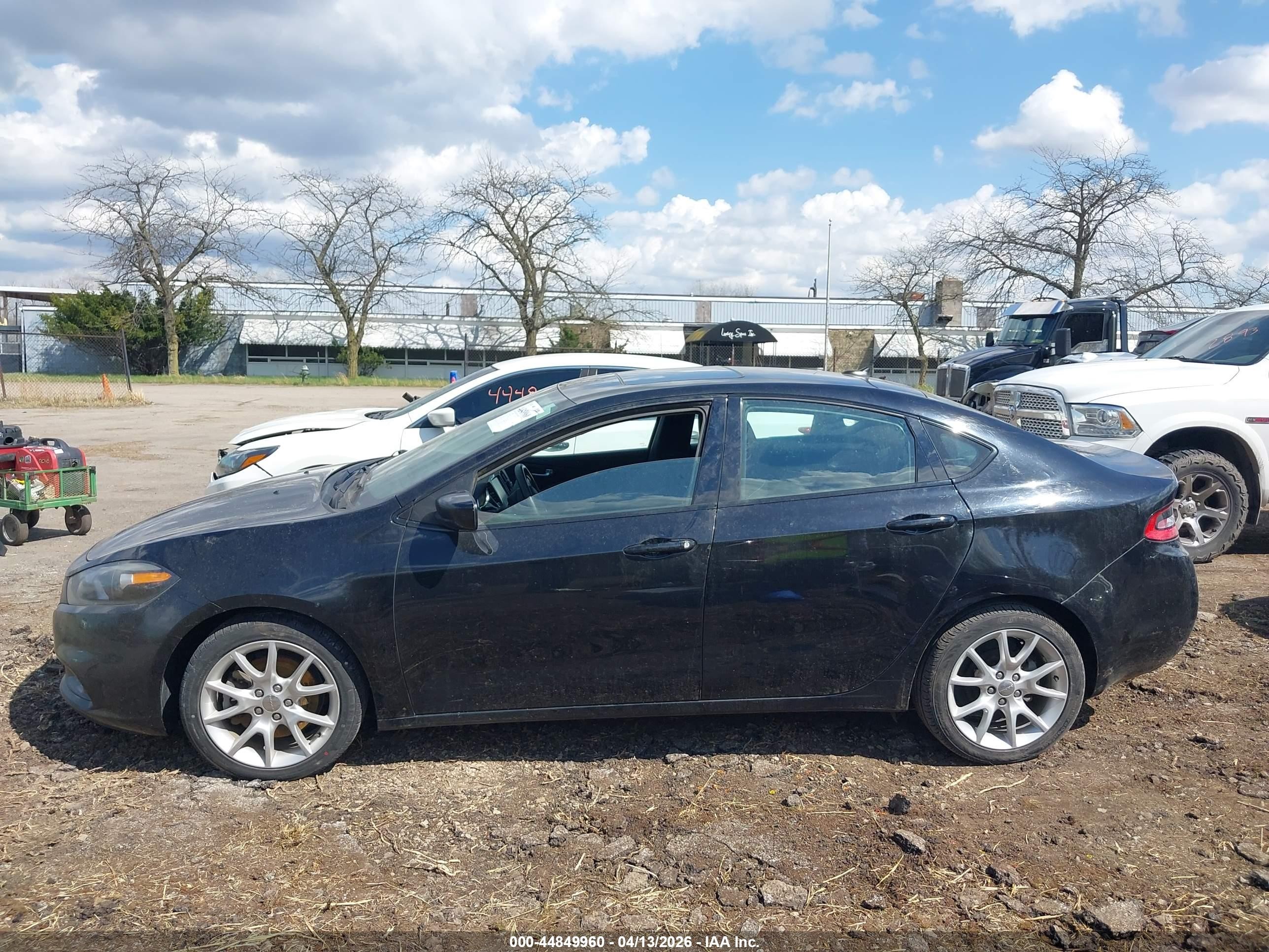 2013 Dodge Dart Sxt Black vin: 1C3CDFBA4DD343360