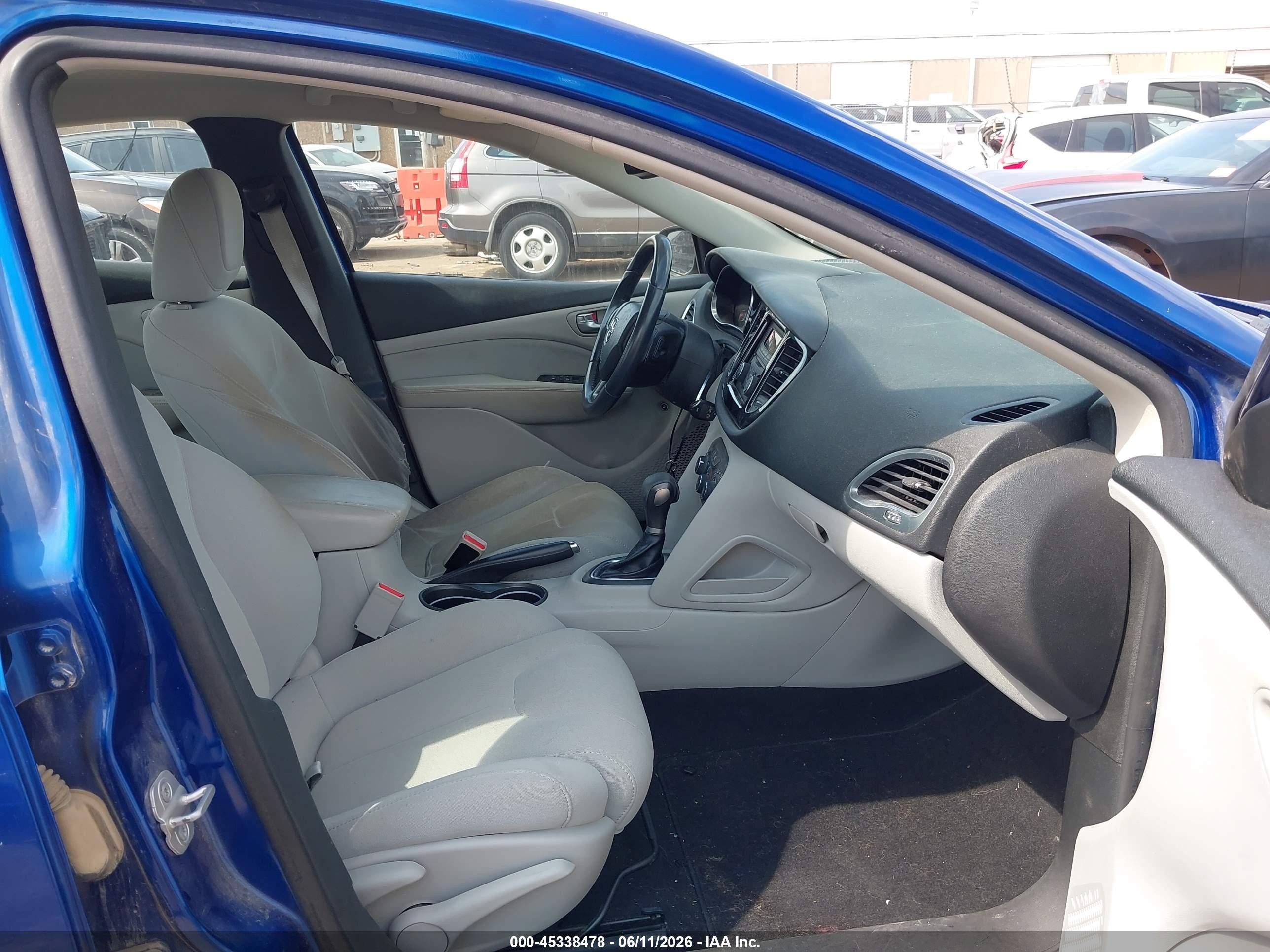 2013 Dodge Dart Sxt Blue vin: 1C3CDFBA4DD709284
