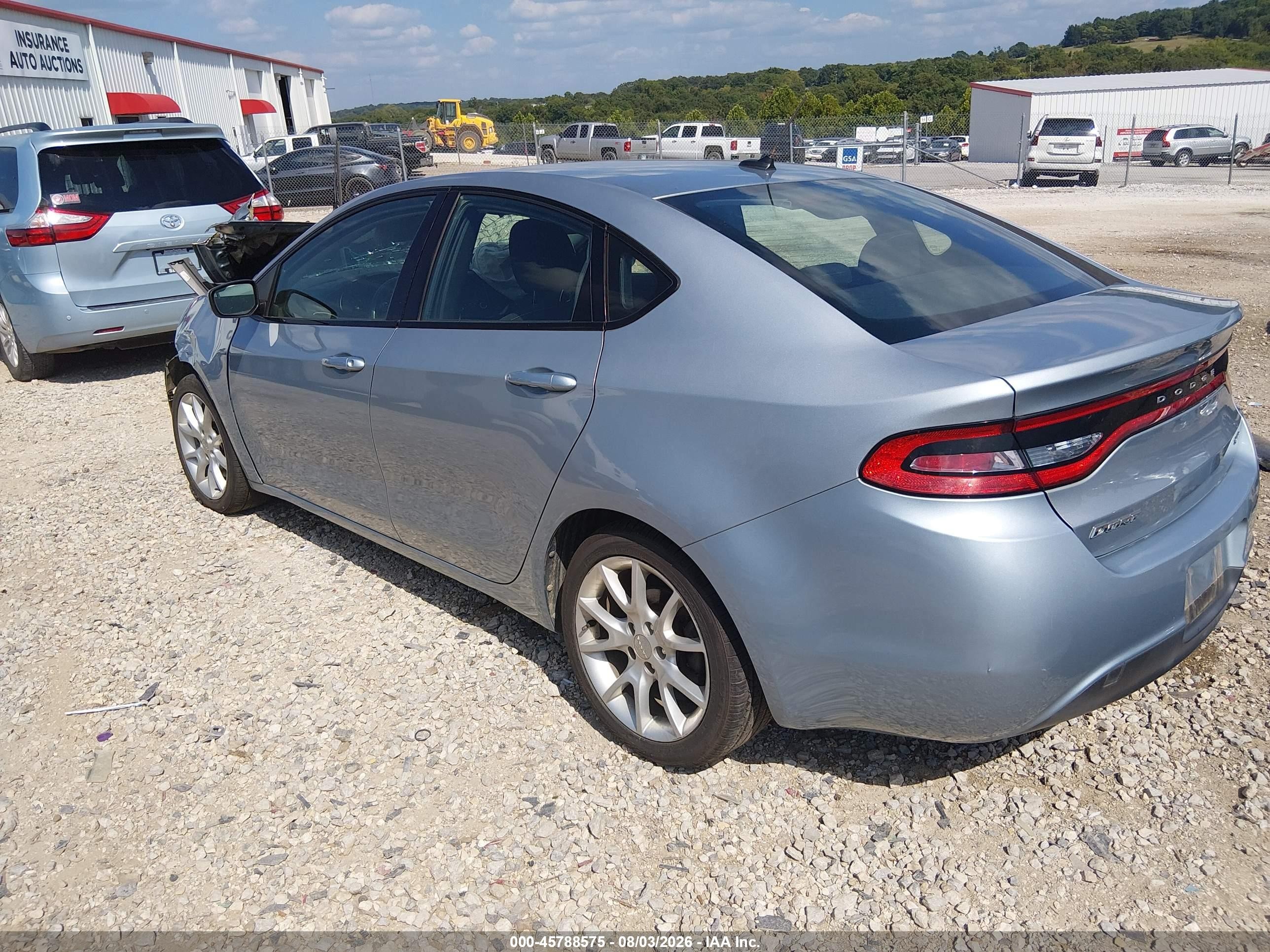 2013 Dodge Dart Sxt Blue vin: 1C3CDFBA5DD152658