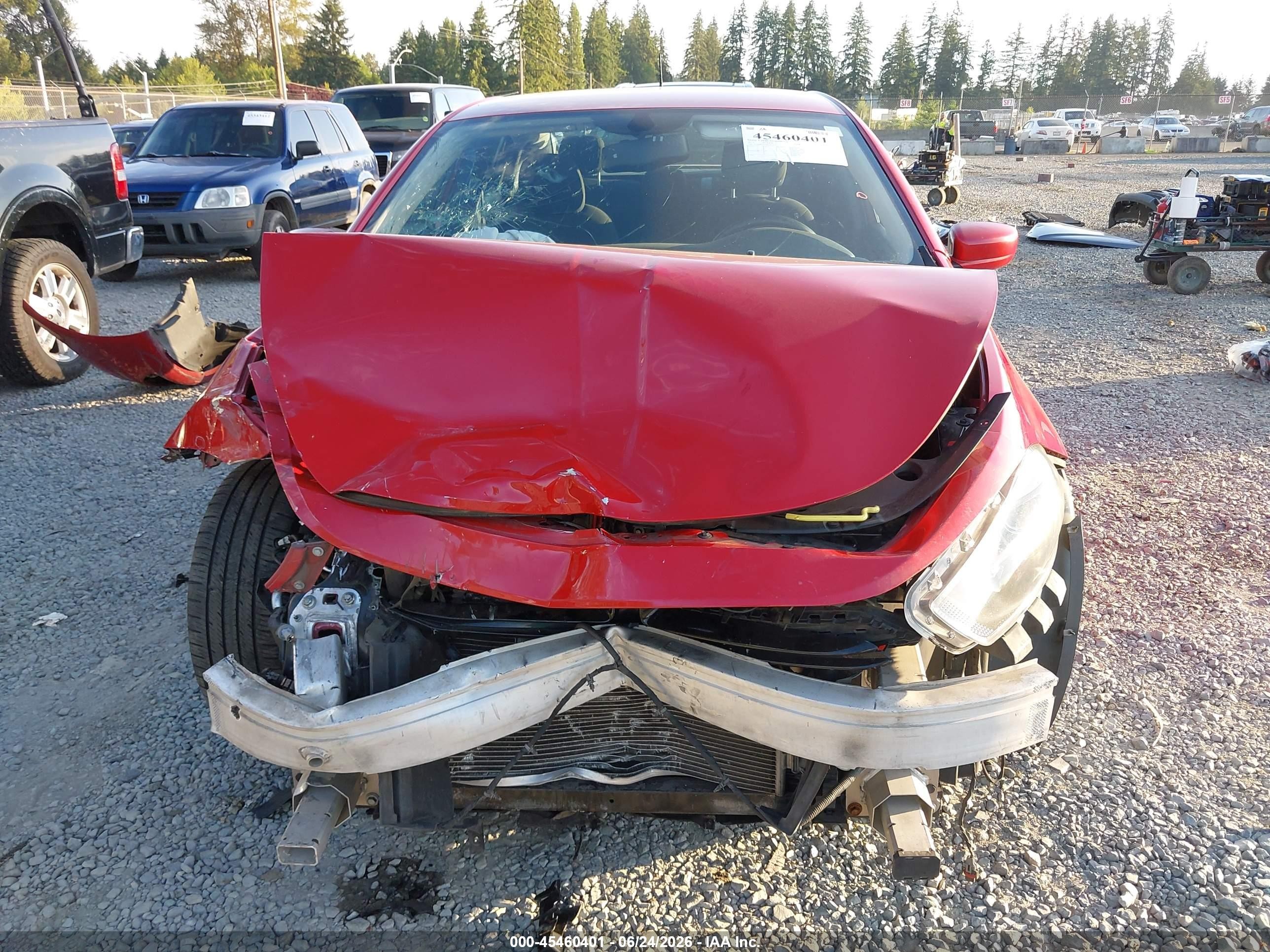 2013 Dodge Dart Sxt Red vin: 1C3CDFBA5DD292354