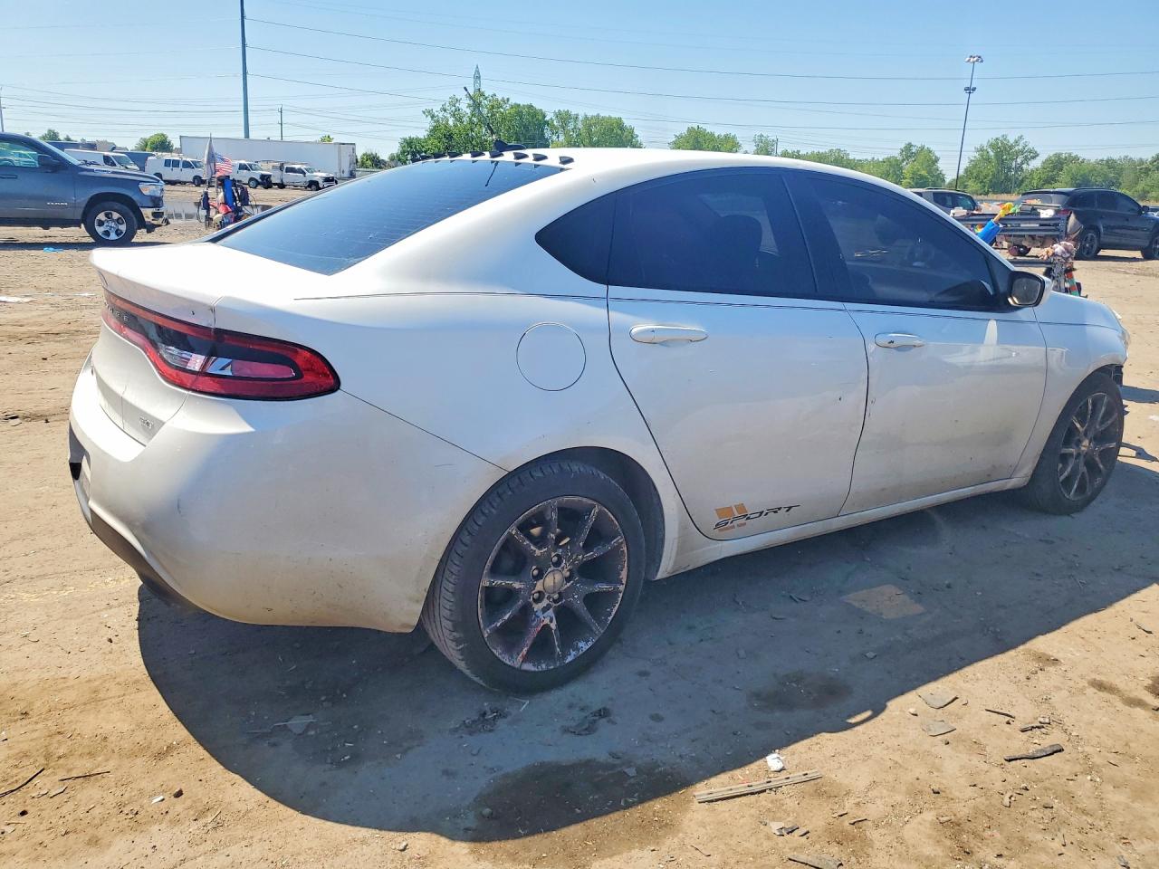 2013 Dodge Dart Sxt Белый vin: 1C3CDFBA5DD292919