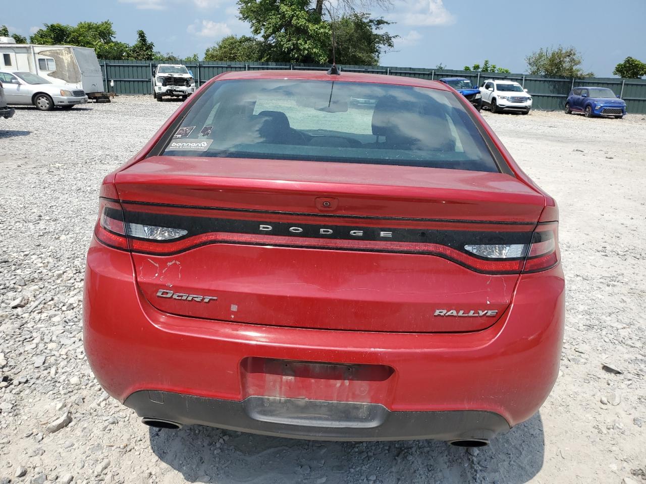 2013 Dodge Dart Sxt Red vin: 1C3CDFBA5DD321657