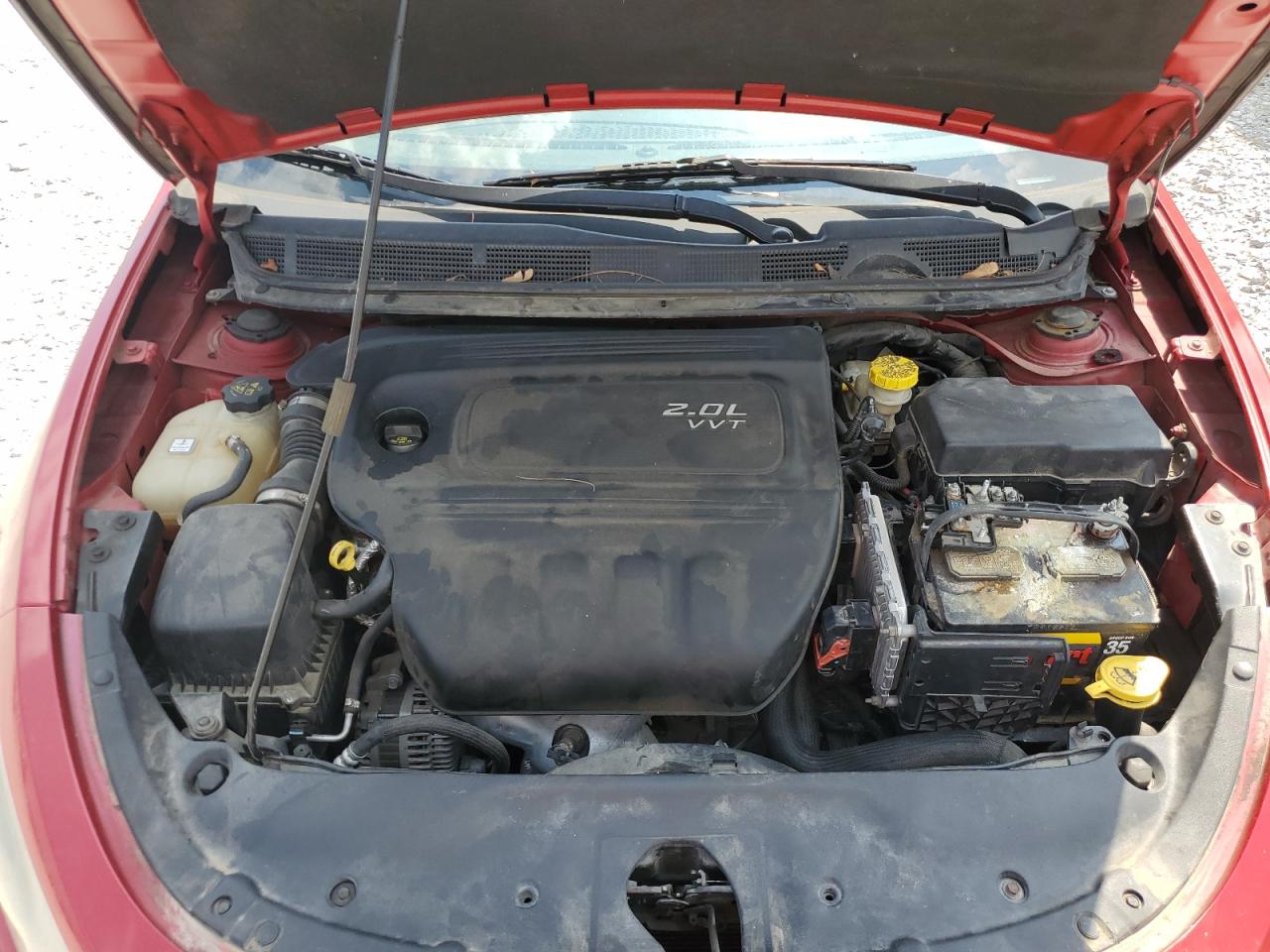 2013 Dodge Dart Sxt Red vin: 1C3CDFBA5DD321657