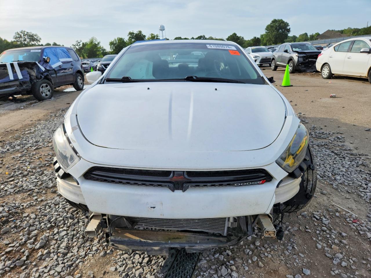 2013 Dodge Dart Sxt White vin: 1C3CDFBA5DD333937